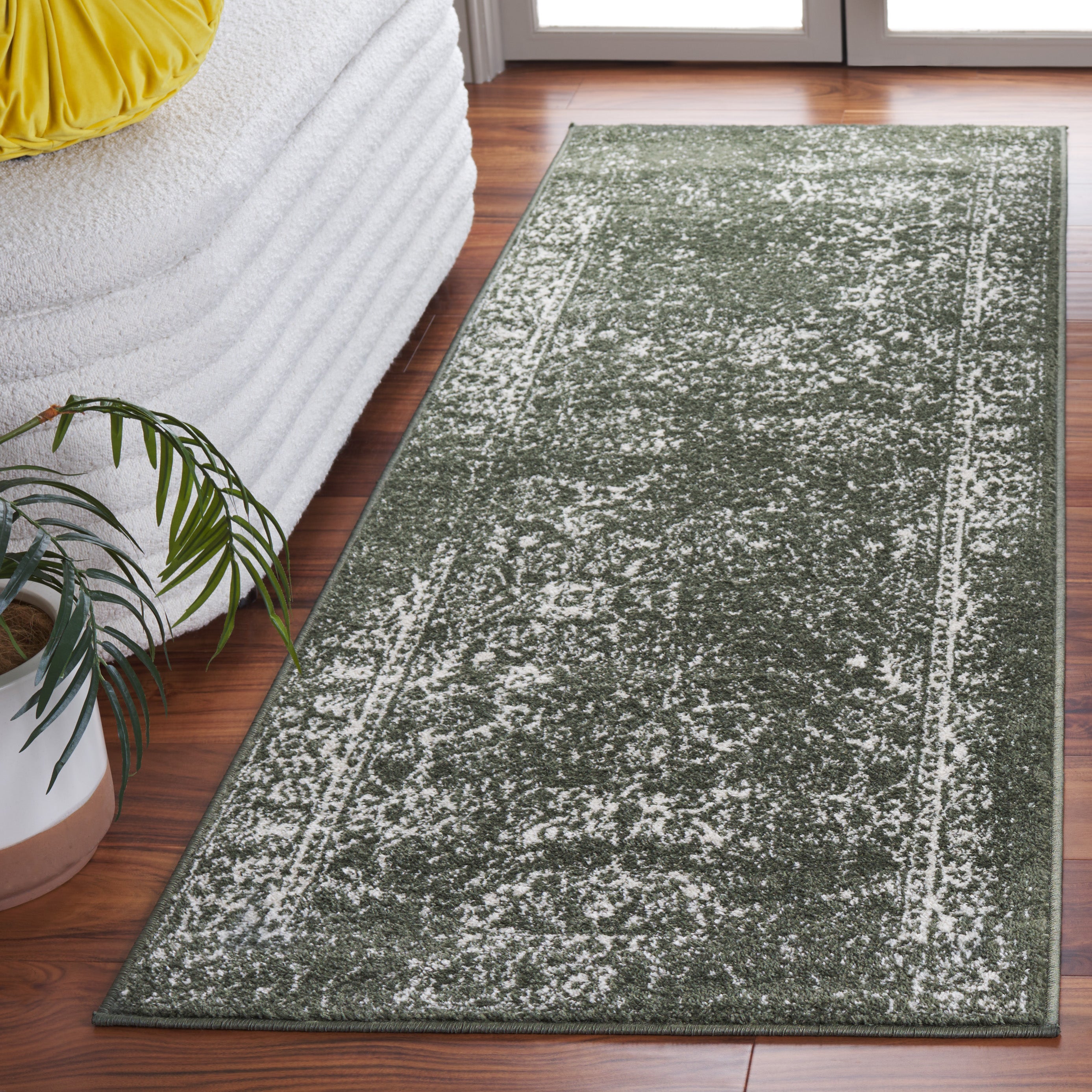 DARK GREEN / IVORY