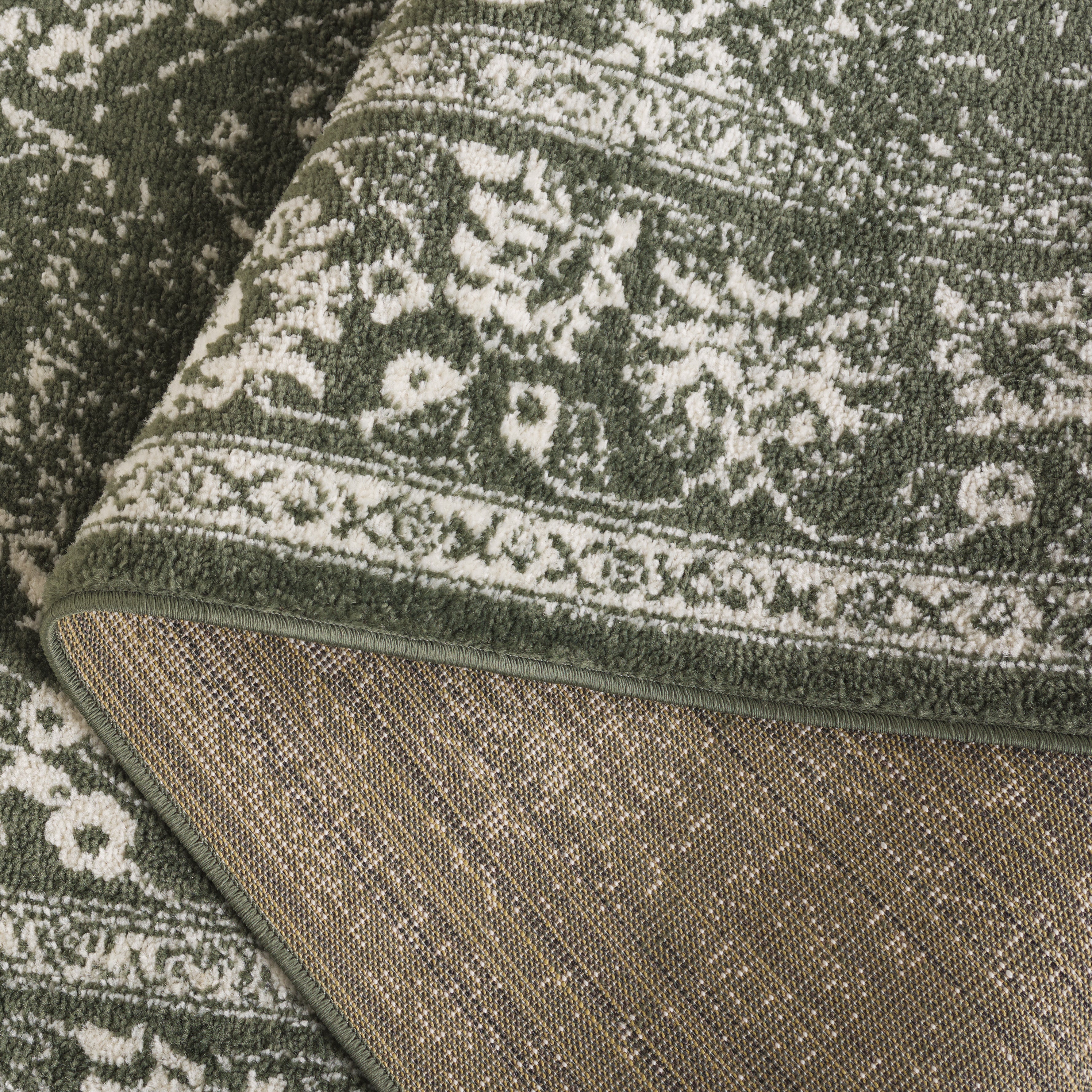 DARK GREEN / IVORY