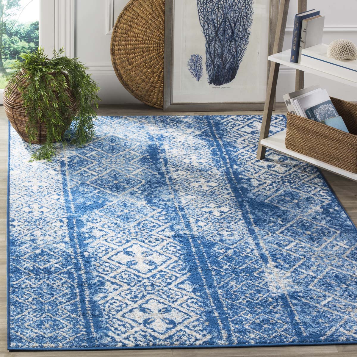 Safavieh Adirondack 111 Rug, Silver, ADR111 - Silver / Blue