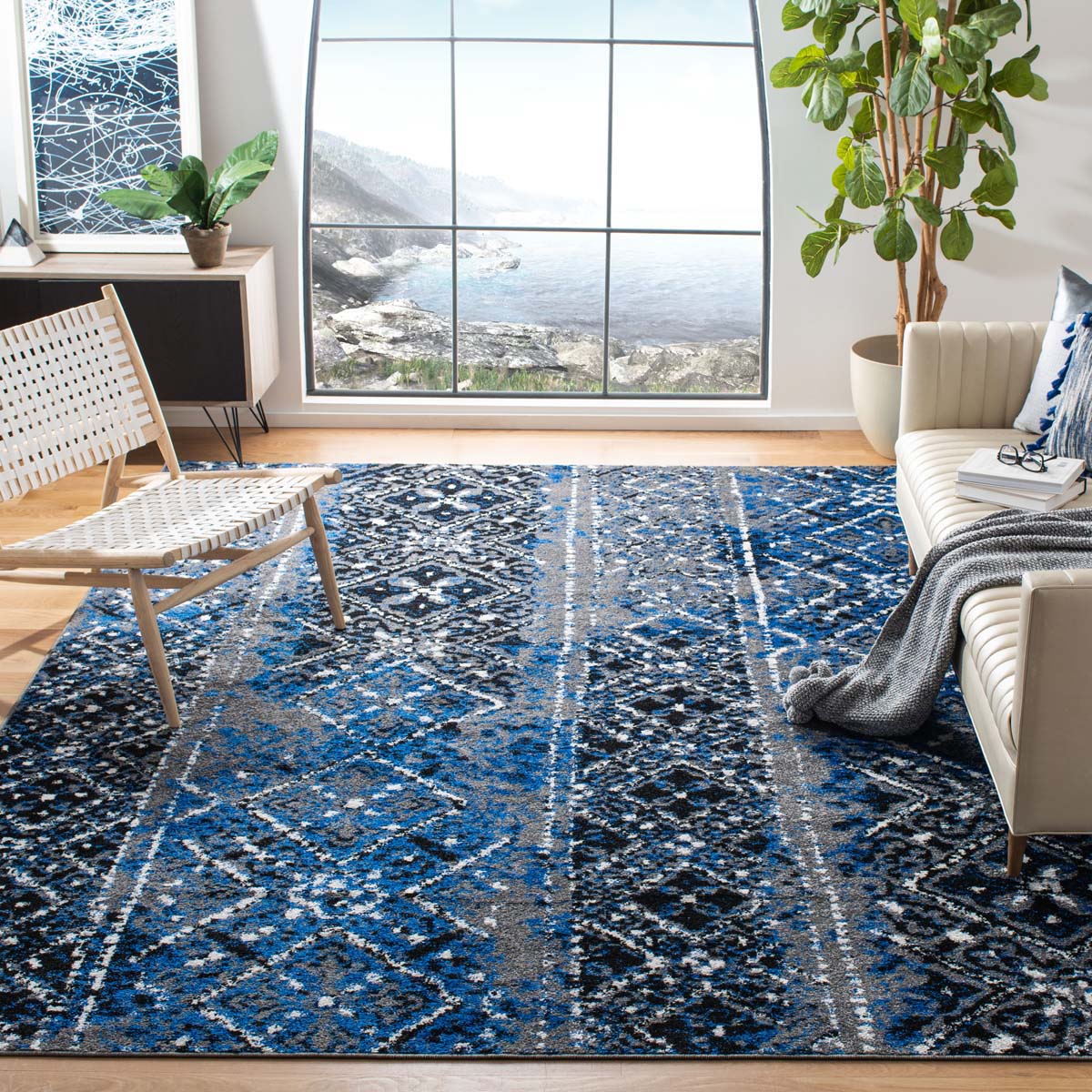 Safavieh Adirondack 111 Rug, Silver, ADR111 - Silver / Multi