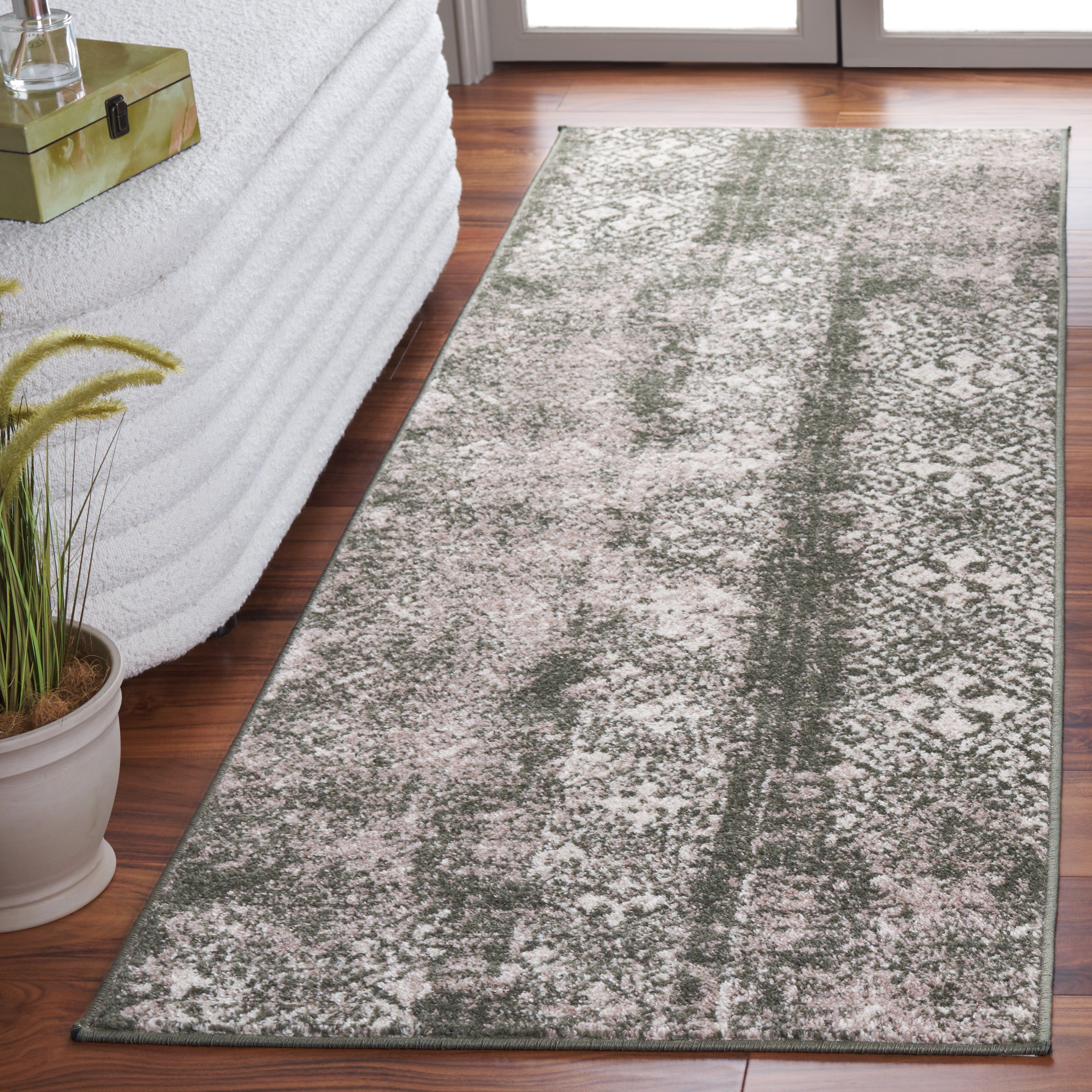DARK GREEN / IVORY