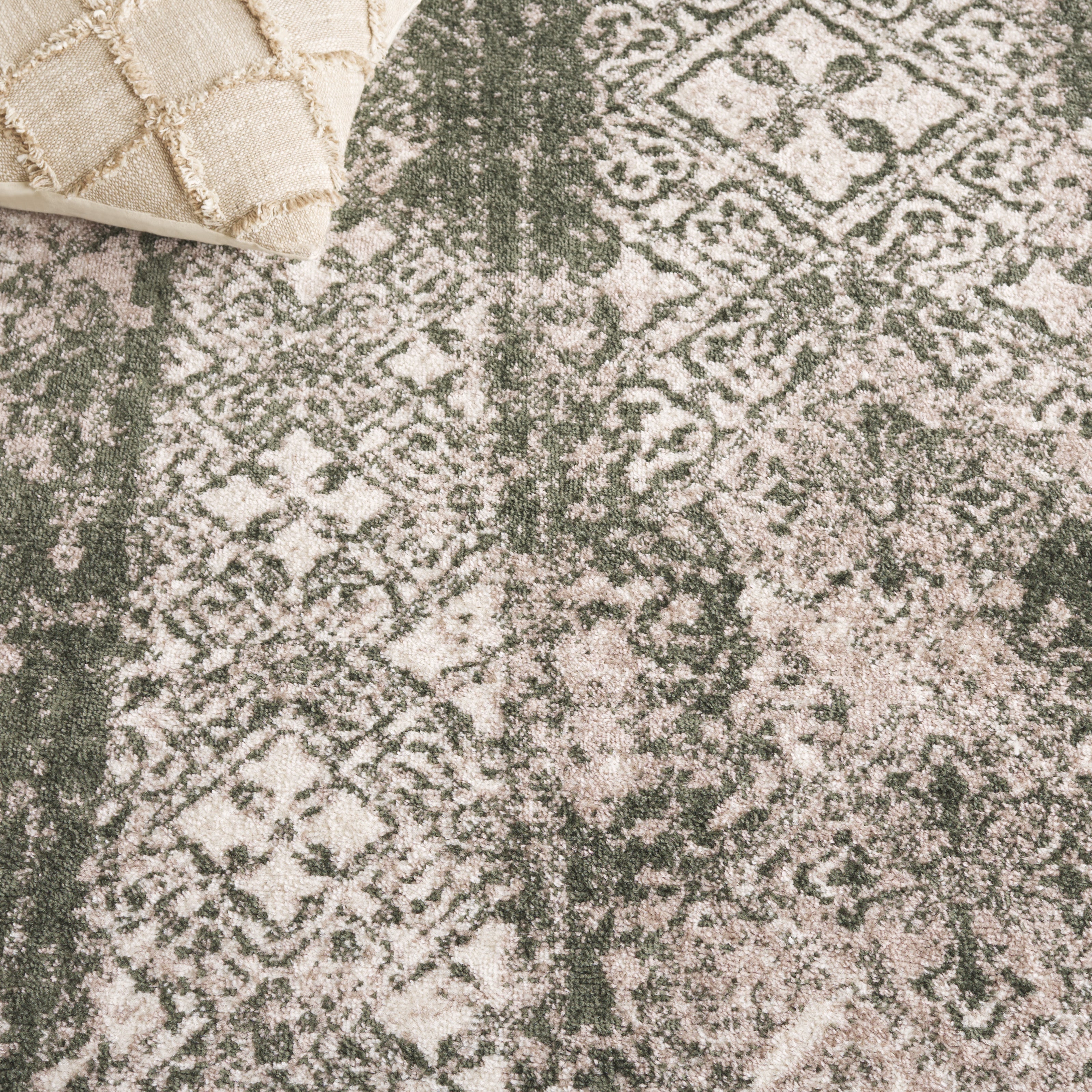 DARK GREEN / IVORY