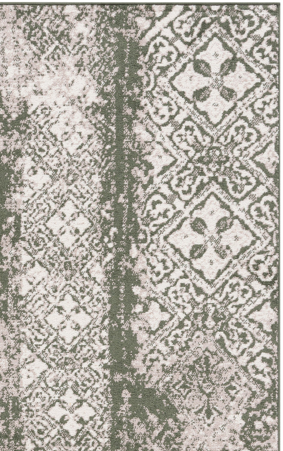 DARK GREEN / IVORY