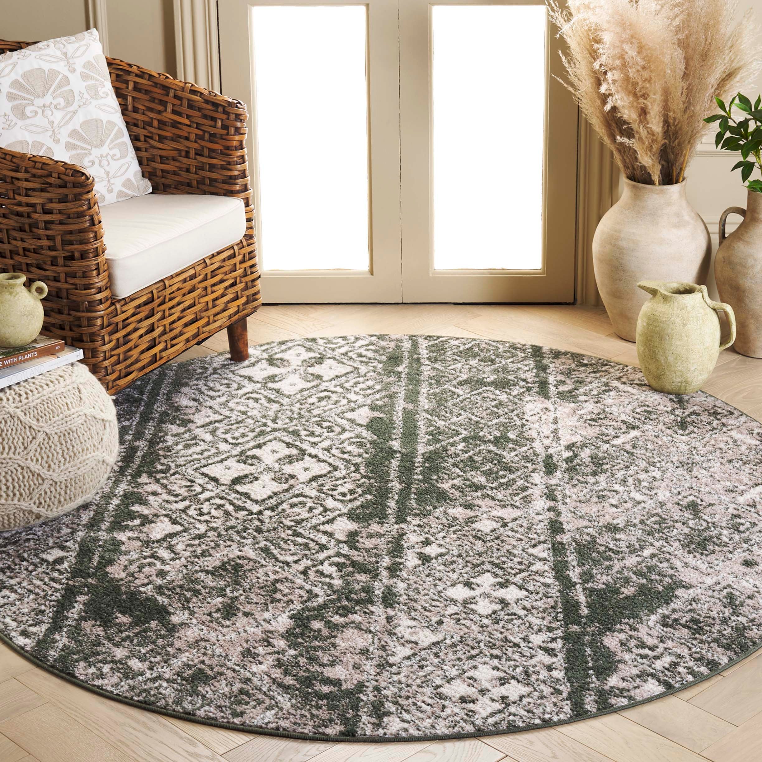 DARK GREEN / IVORY