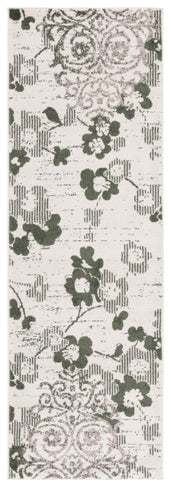 IVORY / DARK GREEN