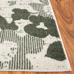 IVORY / DARK GREEN