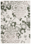 IVORY / DARK GREEN