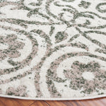 IVORY / DARK GREEN