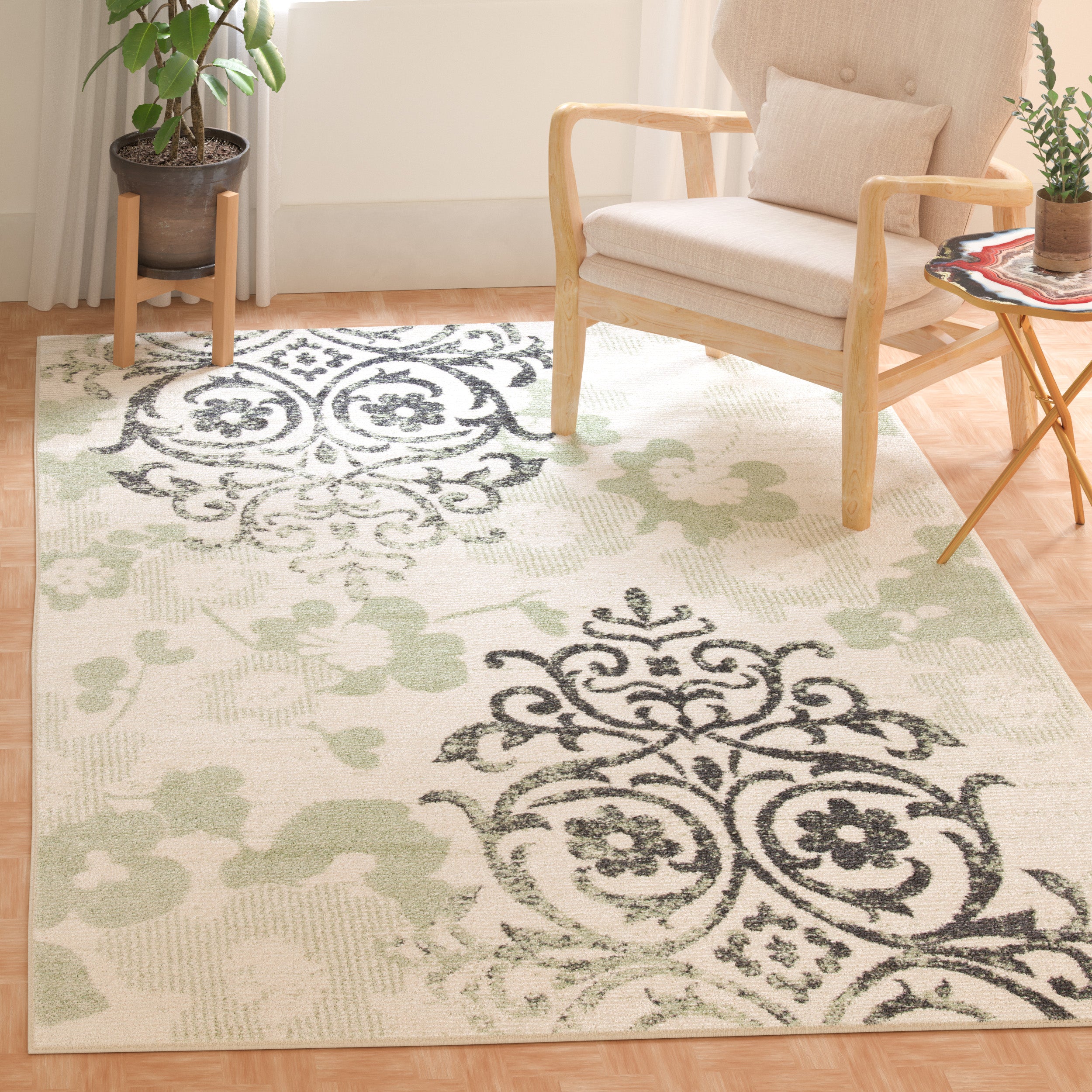 IVORY / GREEN