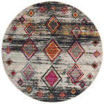 Safavieh Adirondack 205 Rug, ADR205 - LIGHT GREY / RED