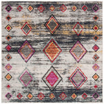 Safavieh Adirondack 205 Rug, ADR205 - LIGHT GREY / RED