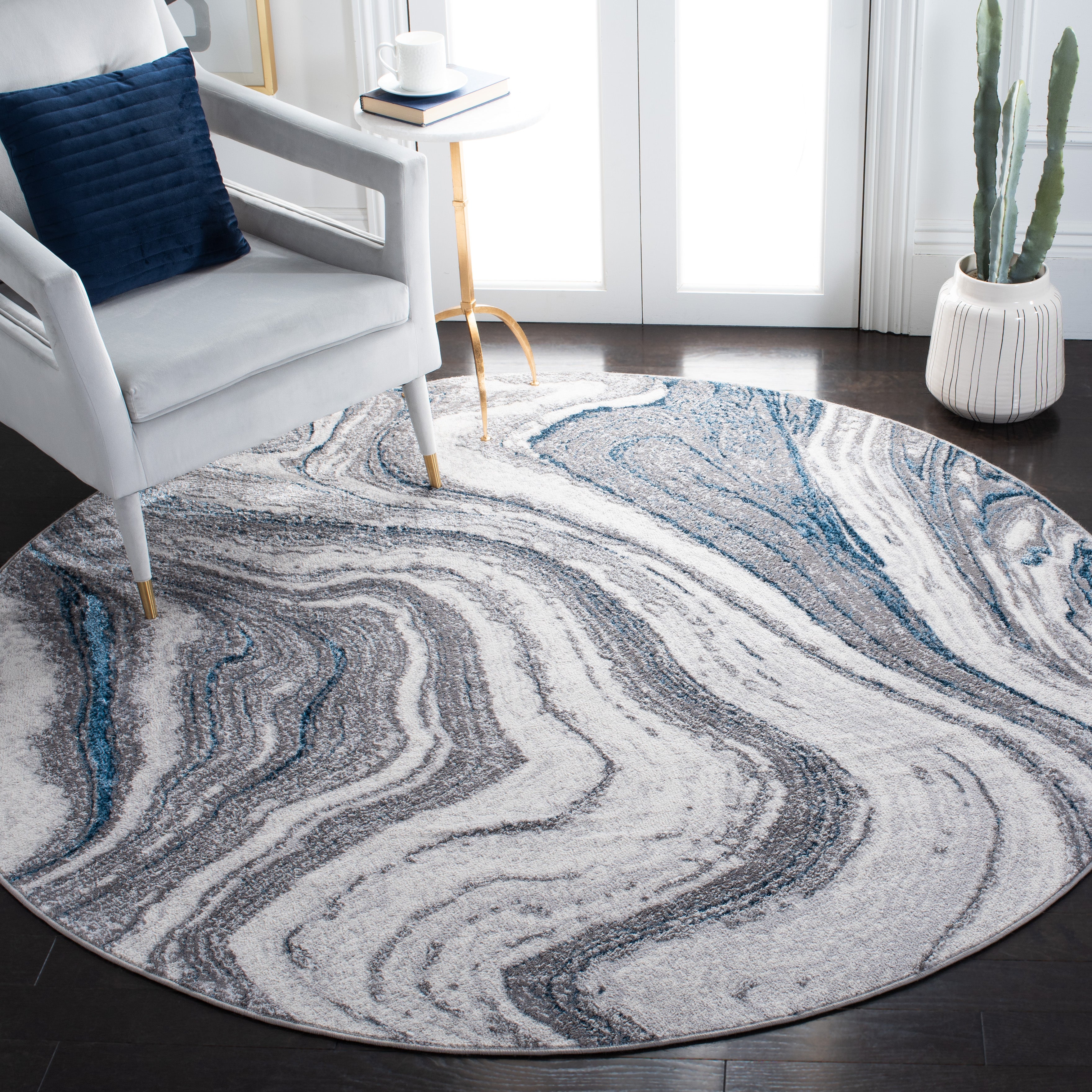 AMELIA 211 – GREY / BLUE