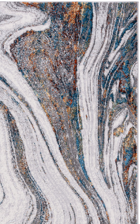 AMELIA 211 – GREY / BLUE GOLD