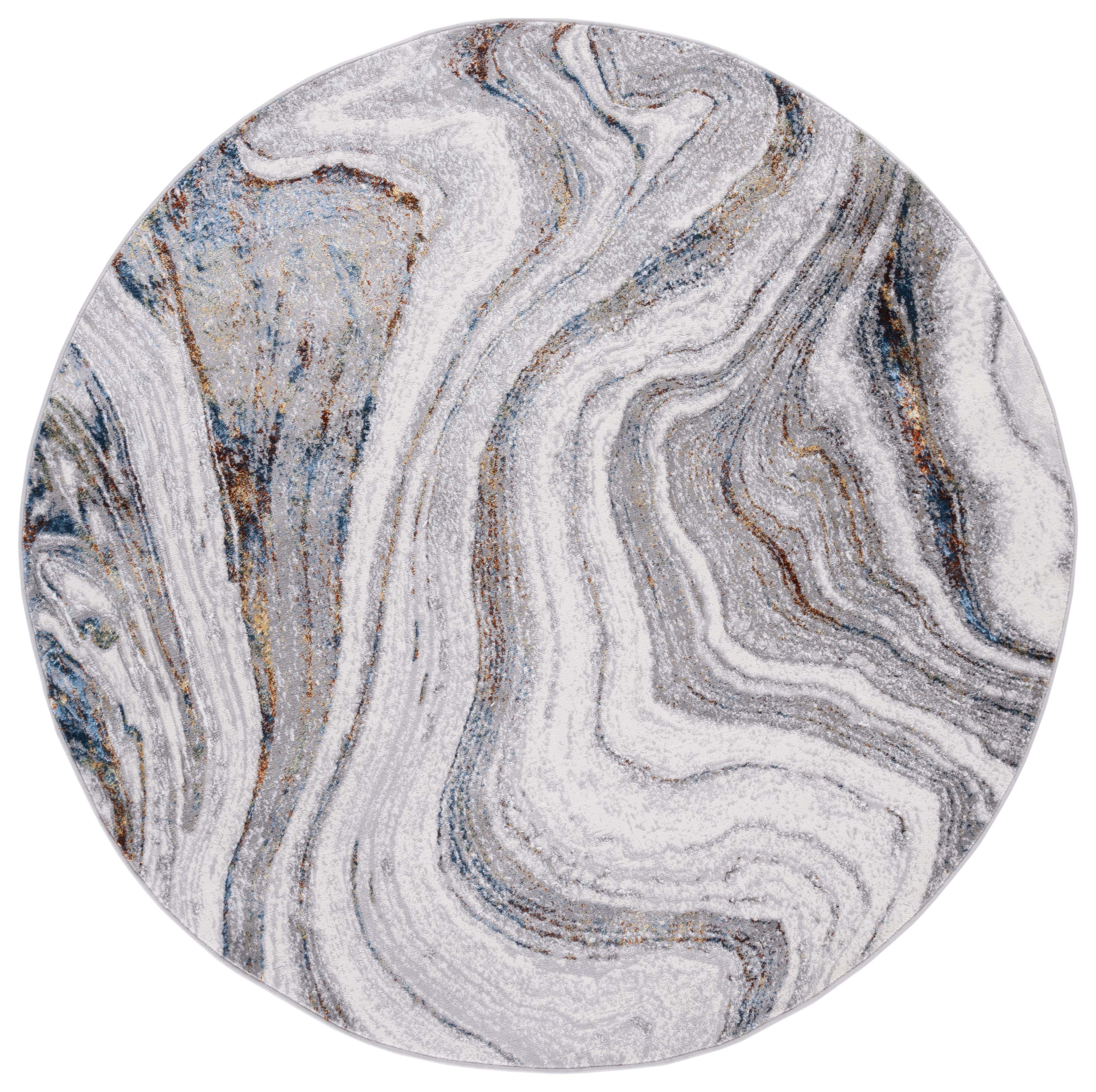 AMELIA 211 – GREY / BLUE GOLD