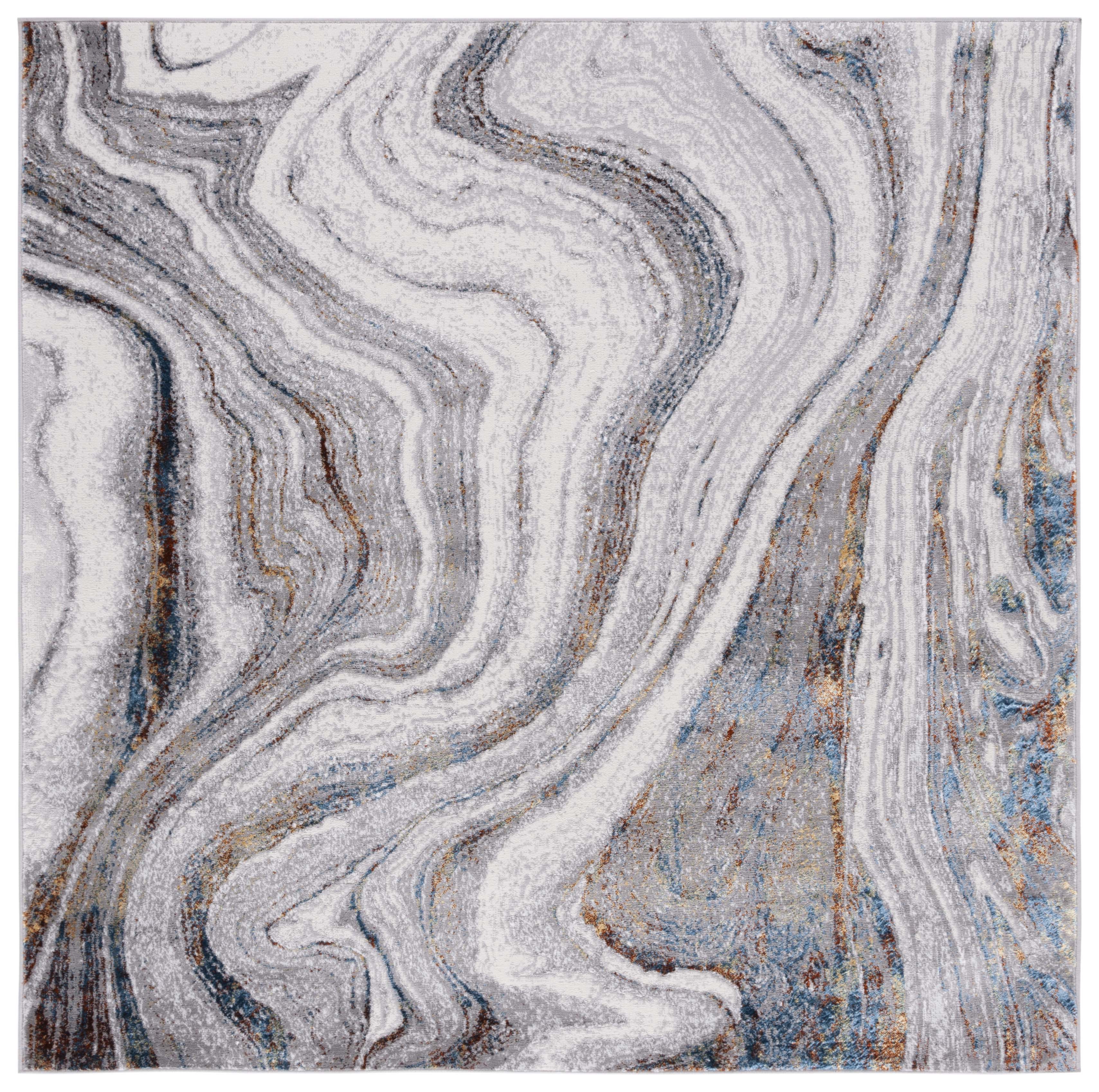 AMELIA 211 – GREY / BLUE GOLD
