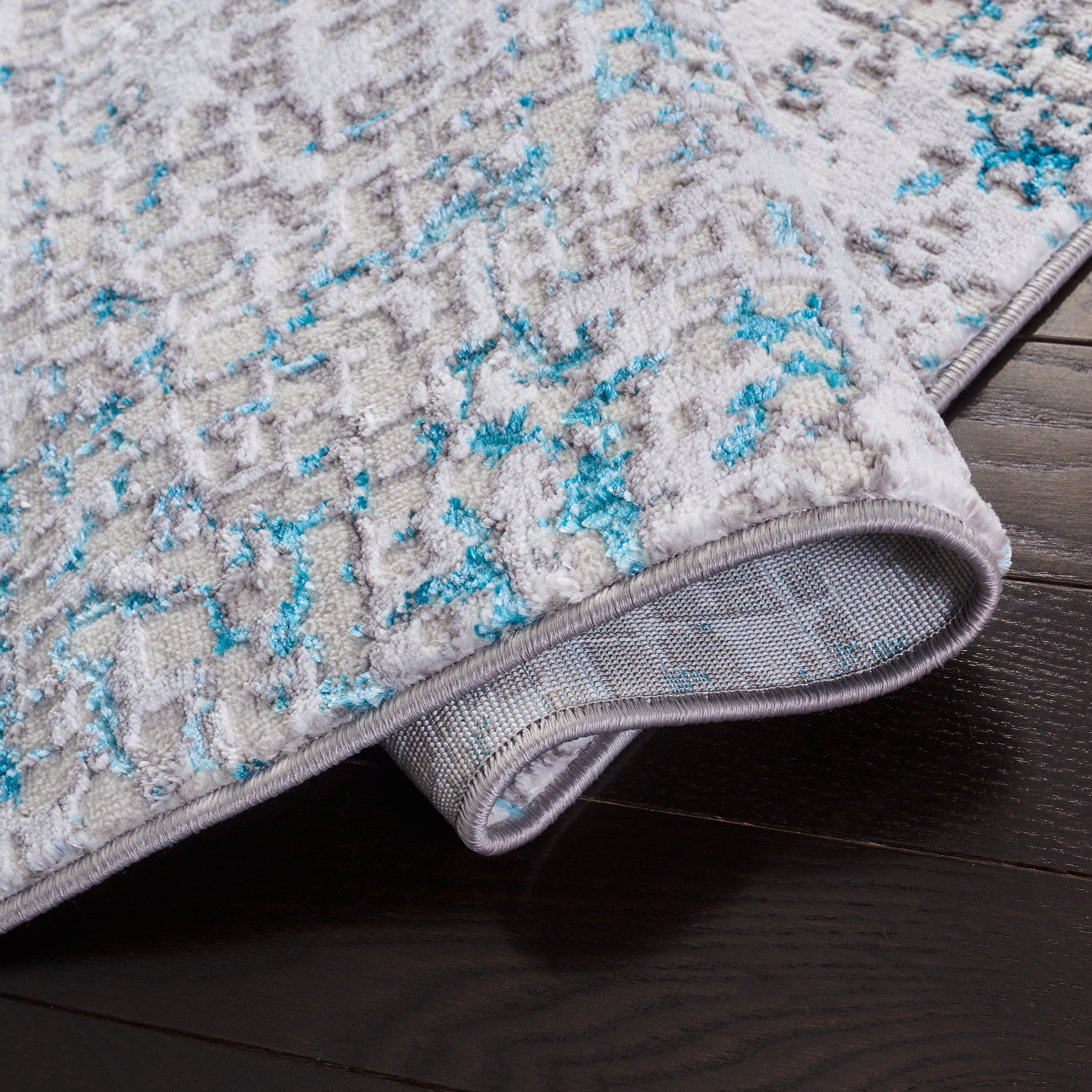 AMELIA 254 – GREY / TURQUOISE