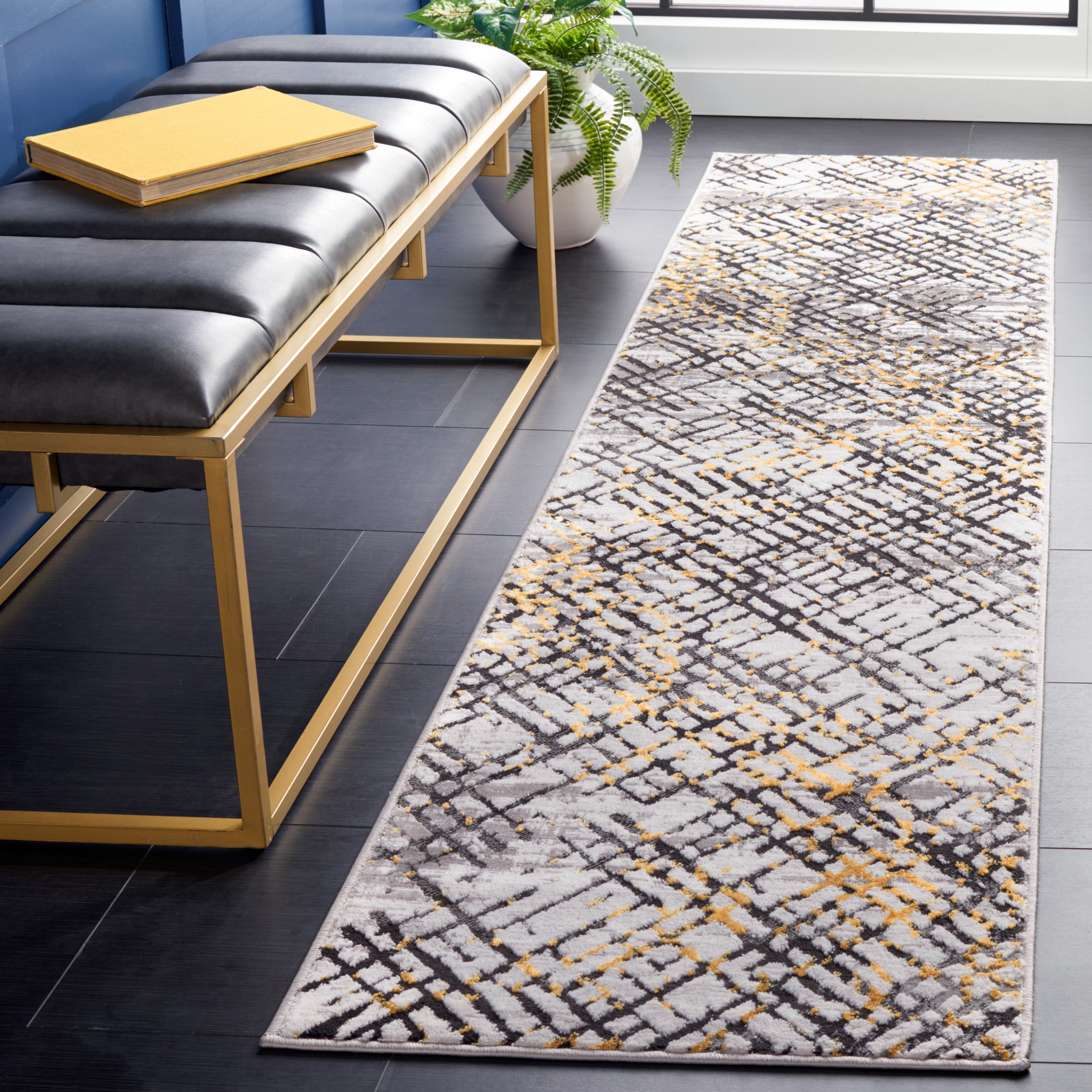 AMELIA 275 – GREY / GOLD