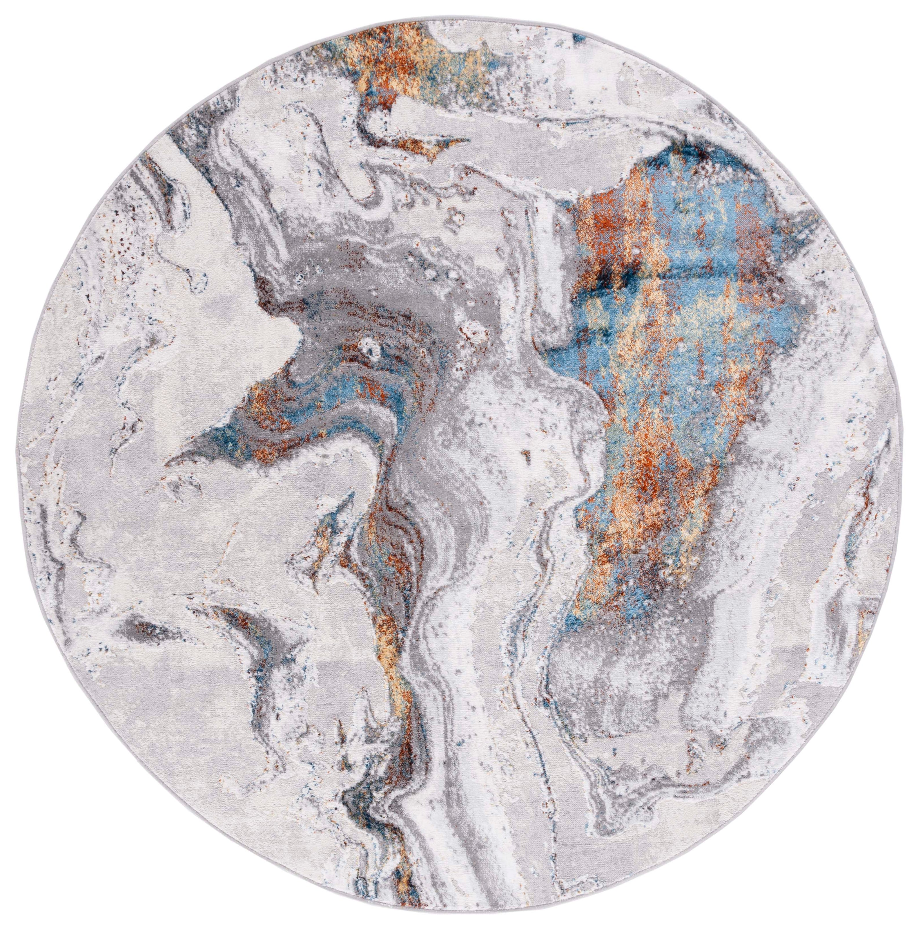 AMELIA 277 – GREY / BLUE GOLD