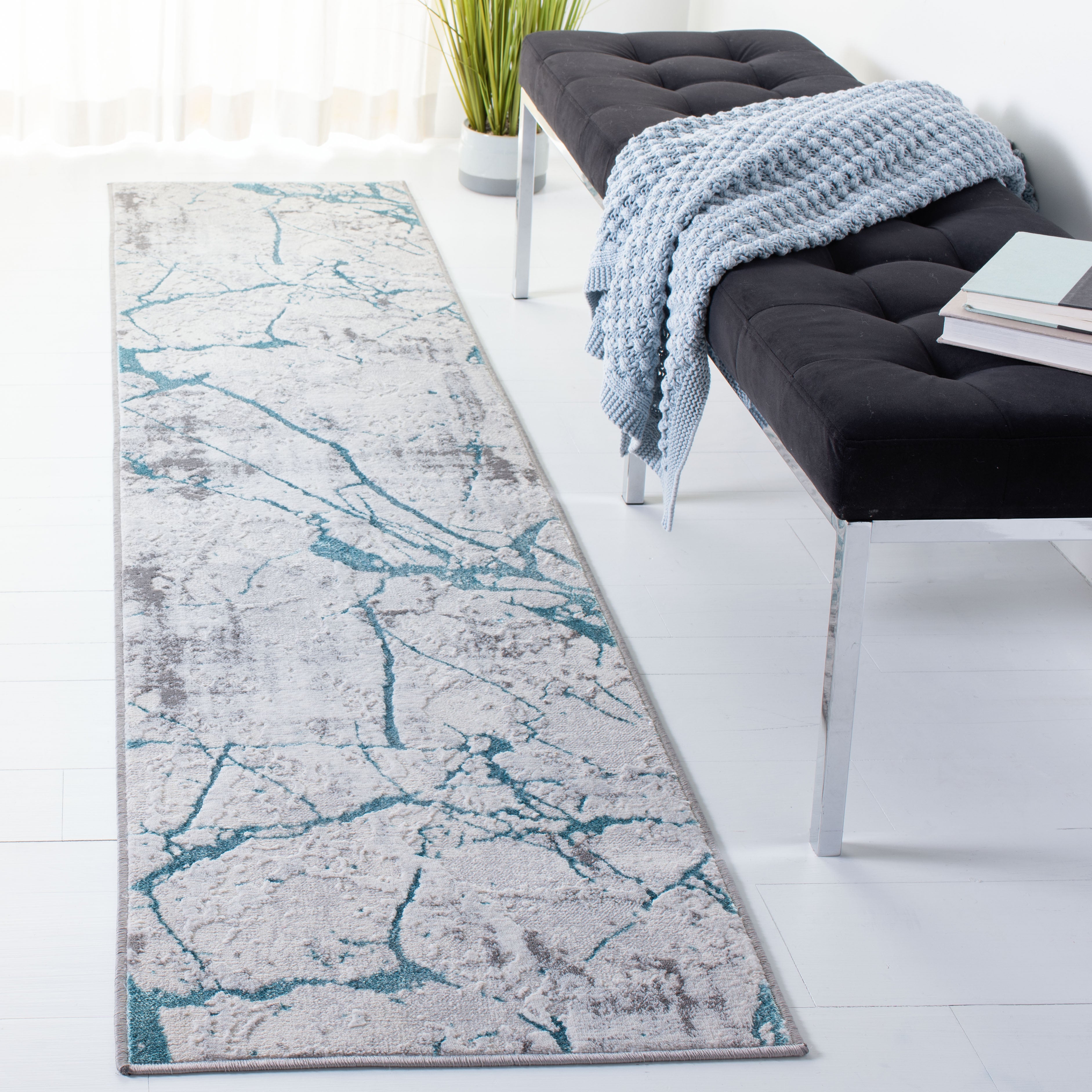 AMELIA 293 – GREY / AQUA