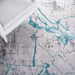AMELIA 293 – GREY / AQUA