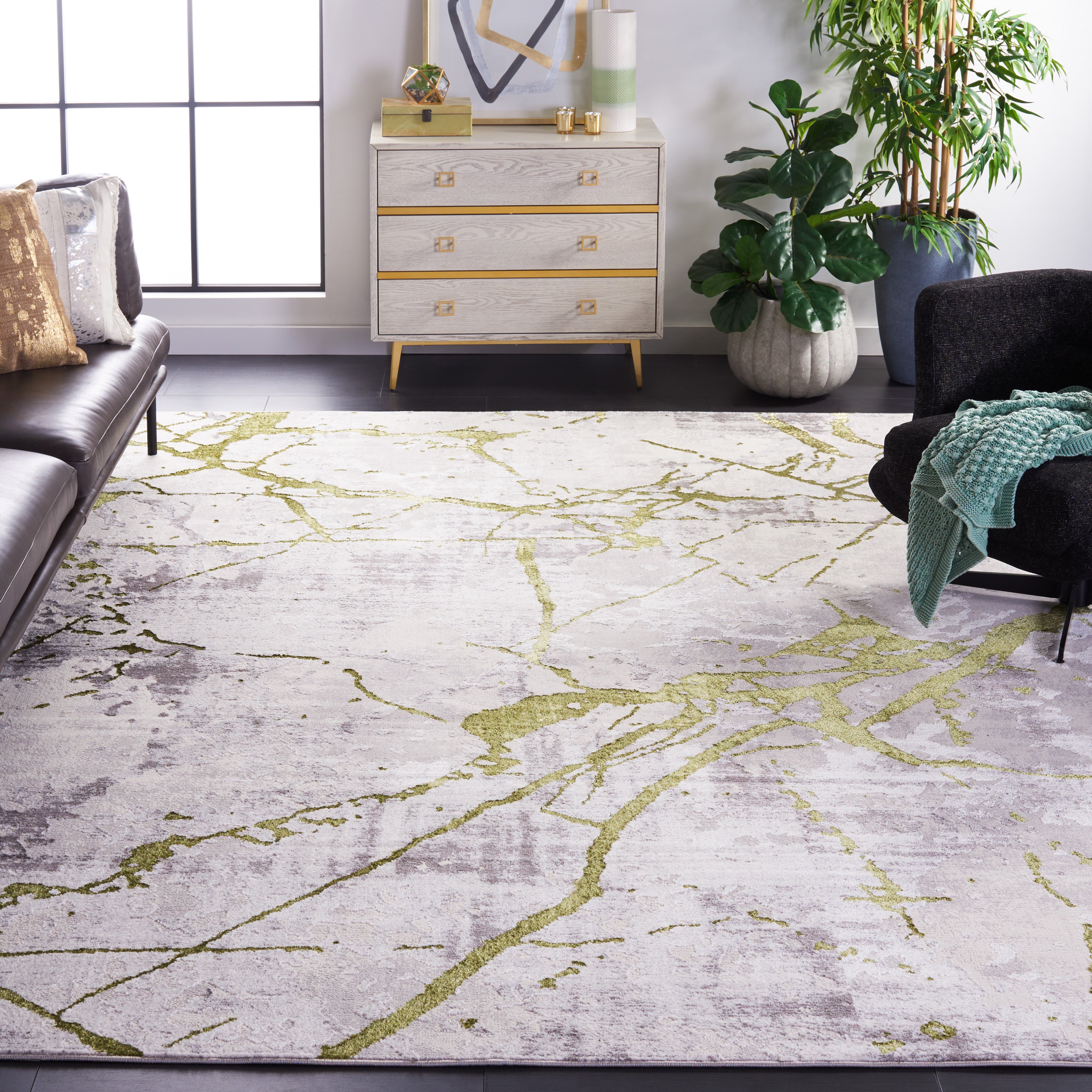 AMELIA 293 – GREY / GREEN