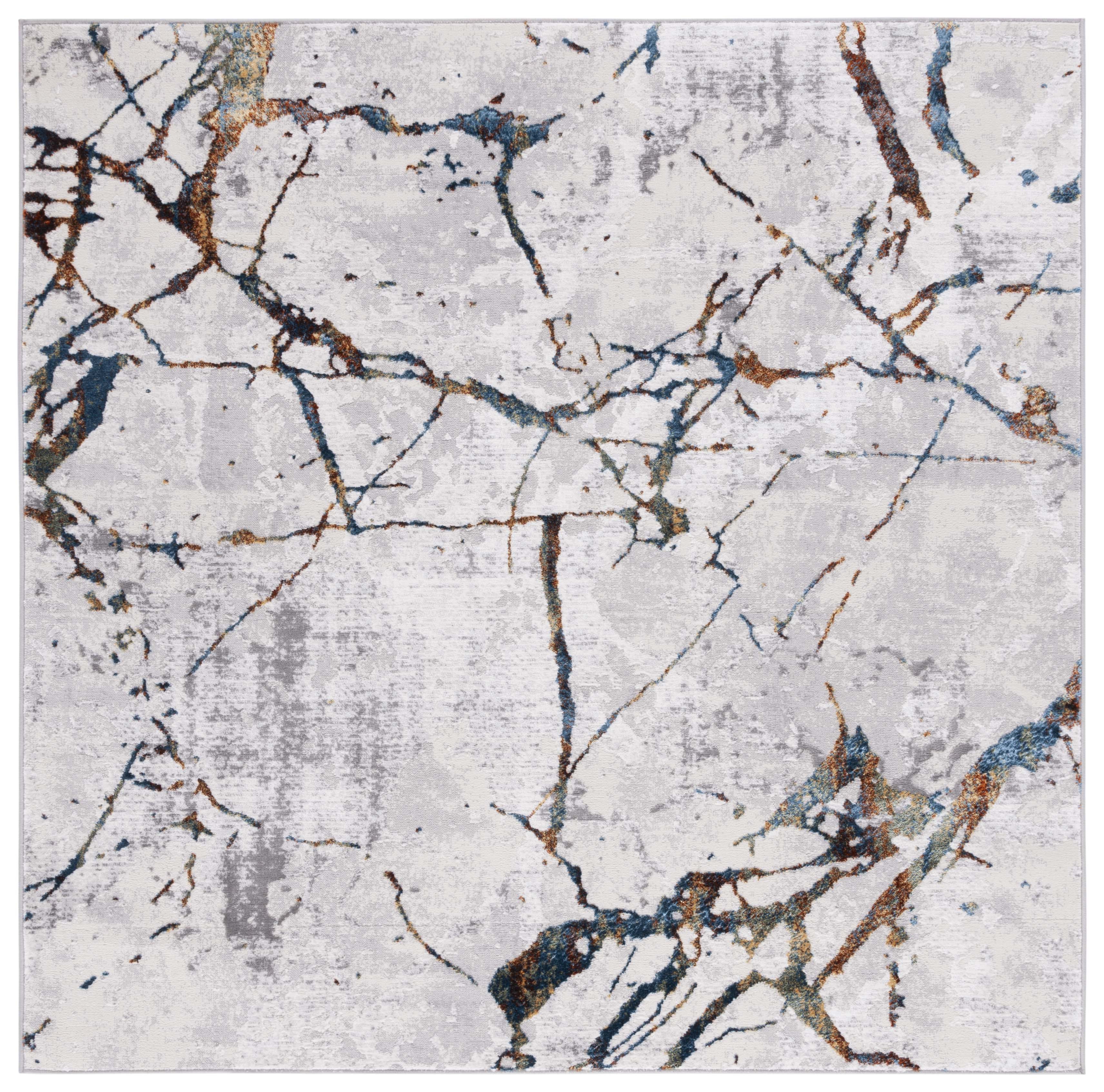 AMELIA 293 – GREY / BLUE GOLD