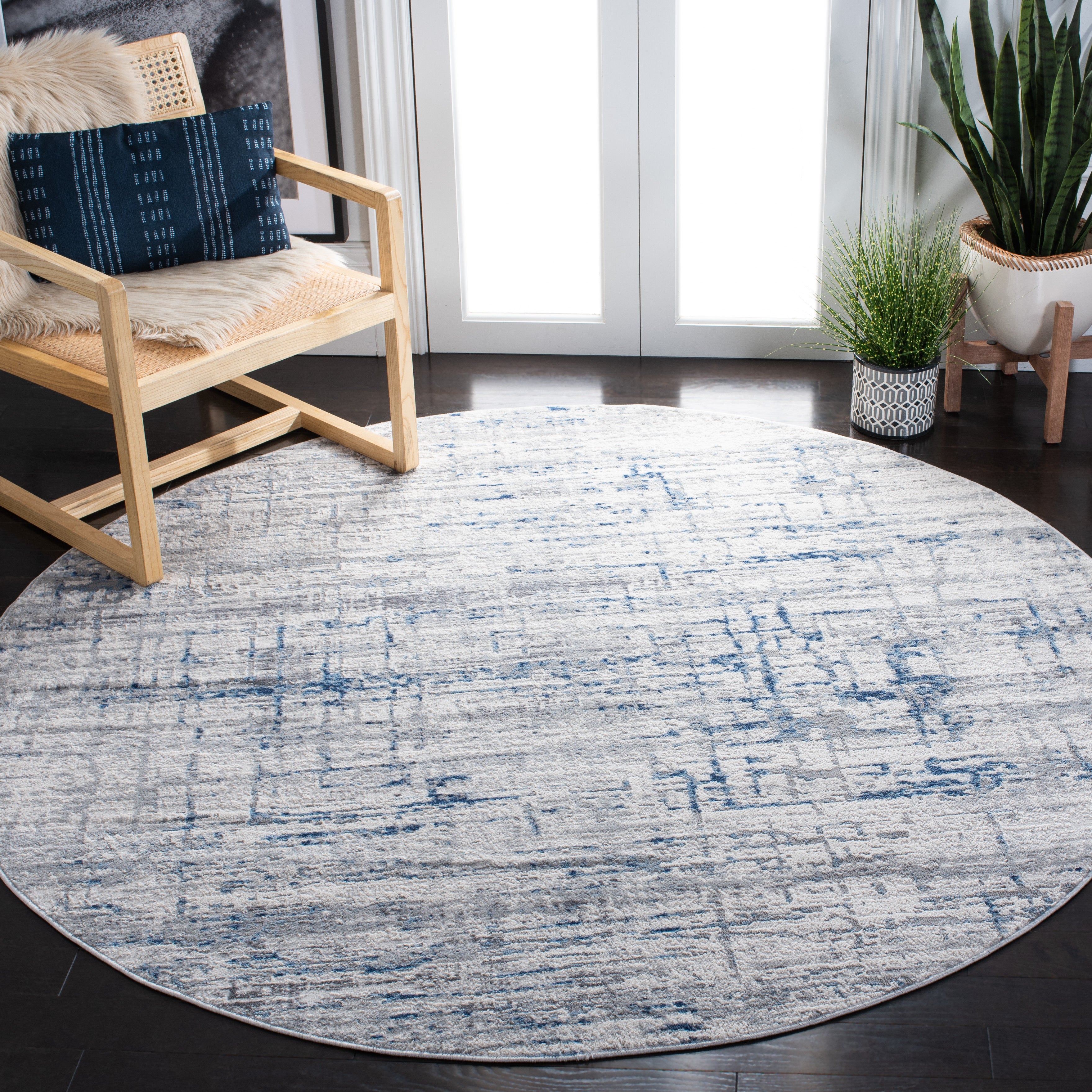 AMELIA 475 – IVORY / BLUE