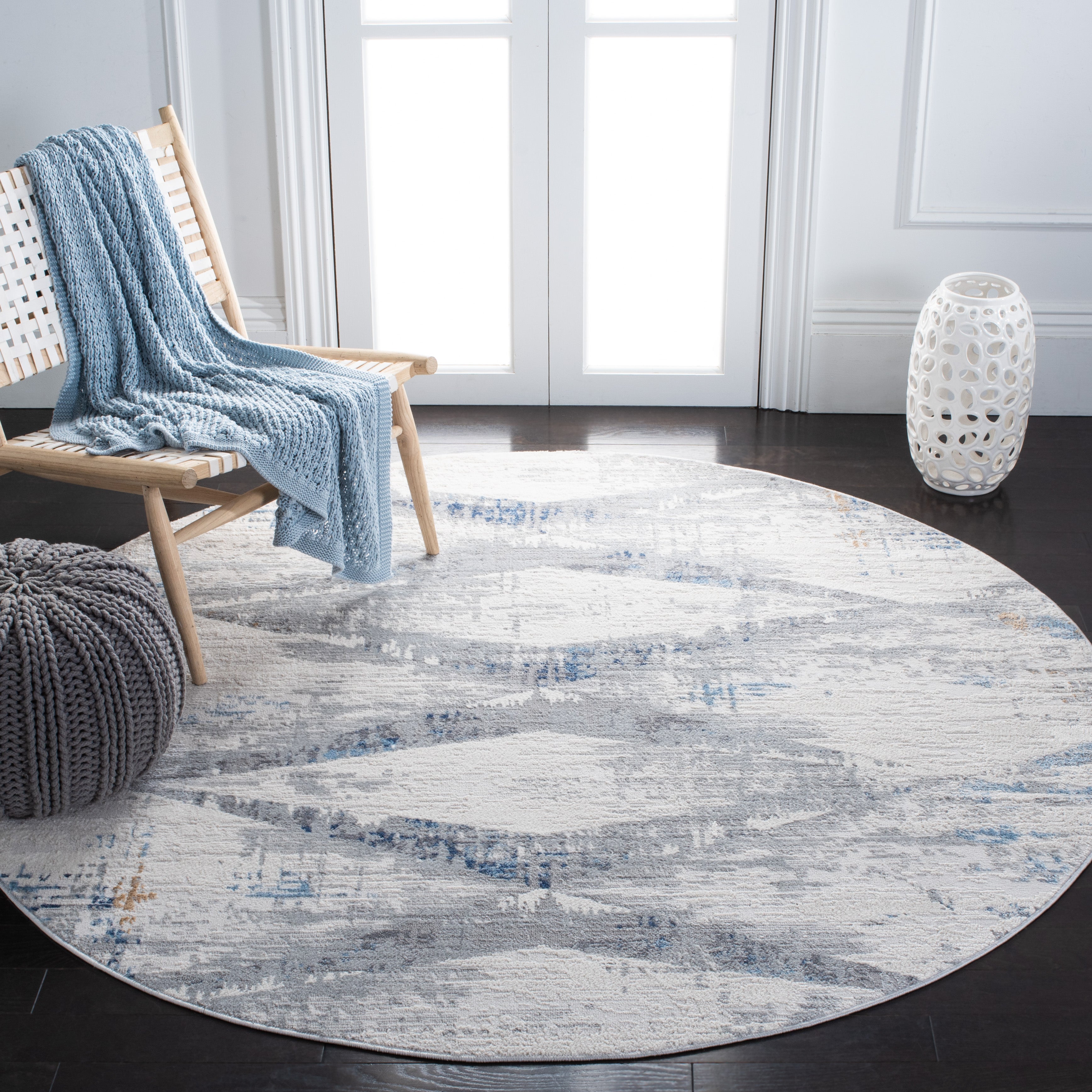 AMELIA 478 – IVORY / BLUE