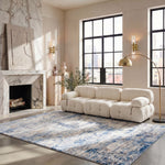 AMELIA 487 – IVORY / BLUE