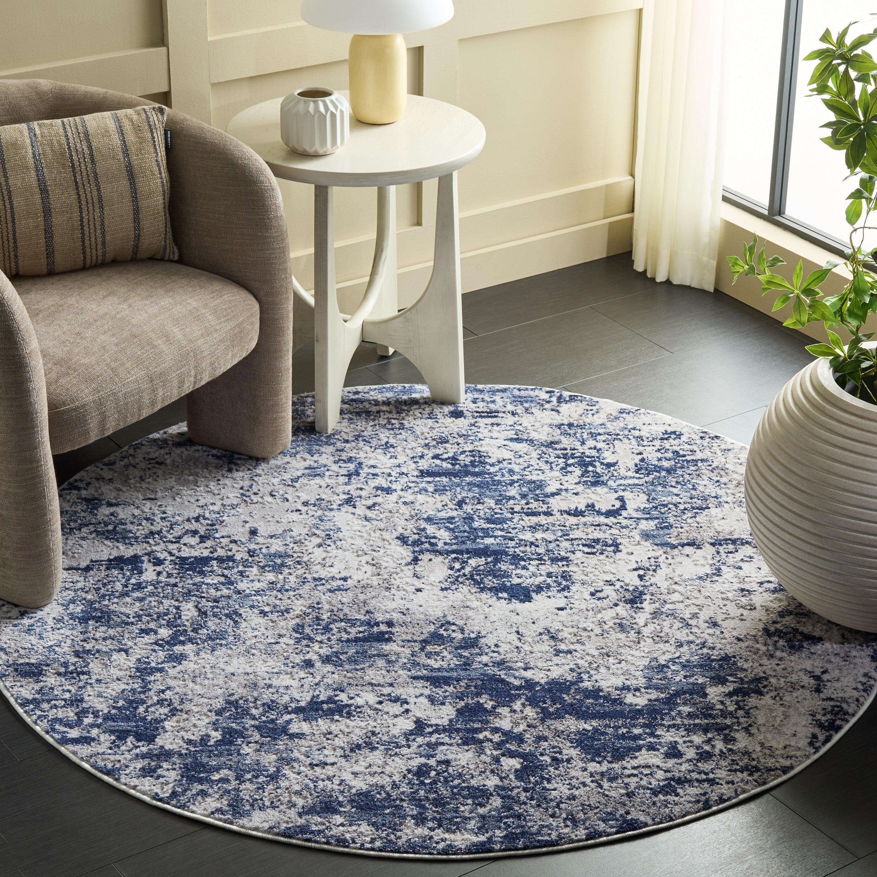 IVORY / NAVY