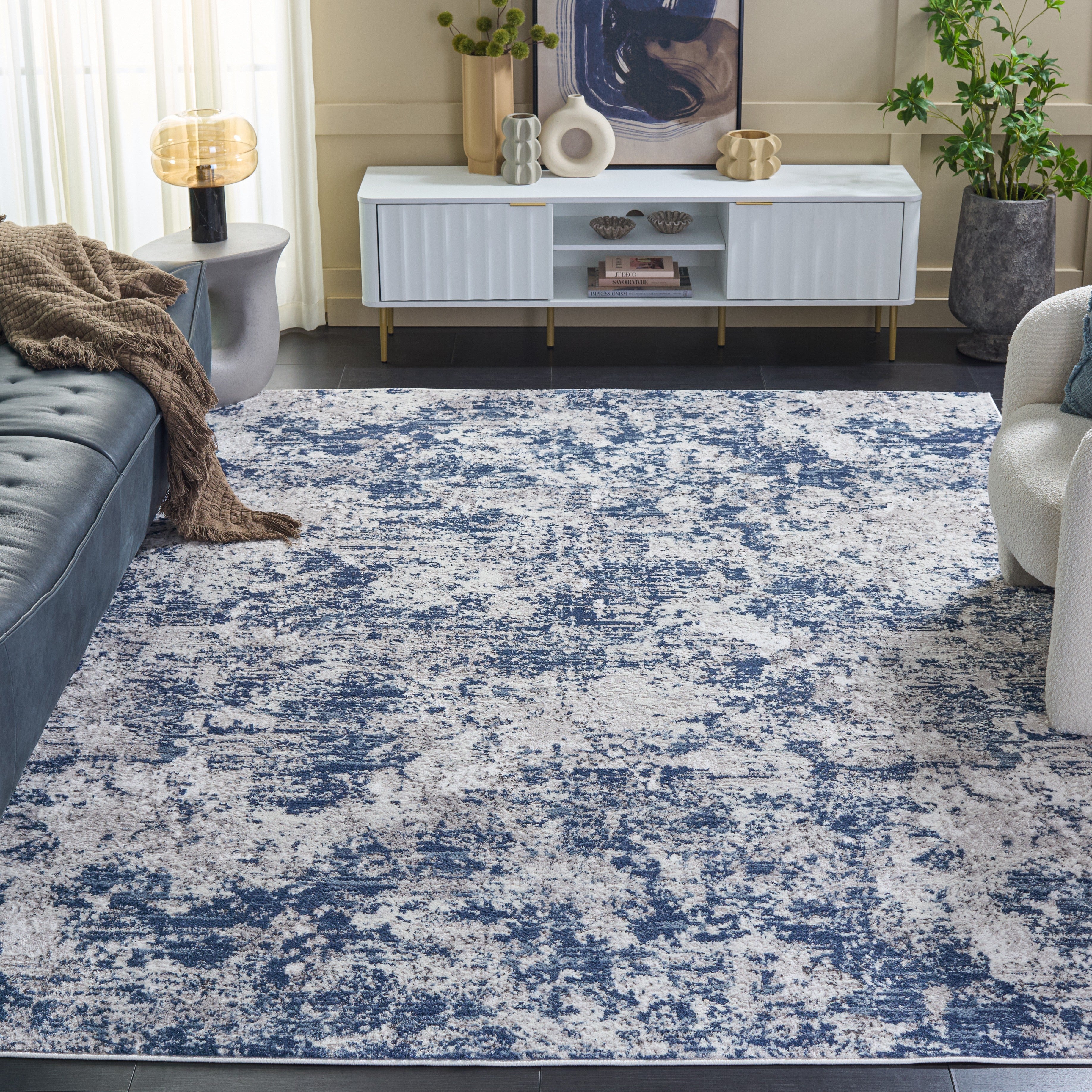 IVORY / NAVY