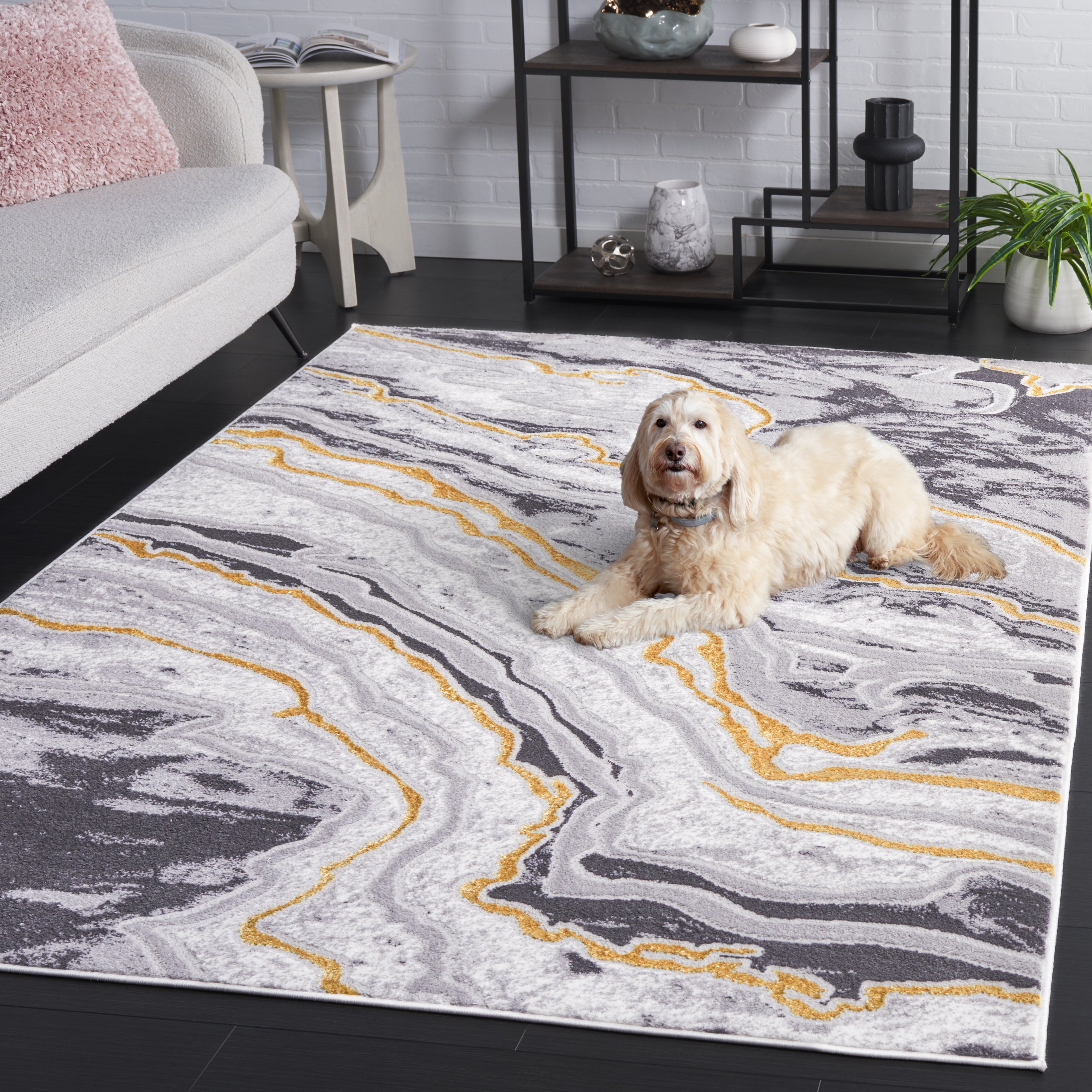 AMELIA 710 – GREY / GOLD