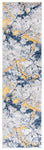 AMELIA 711 – IVORY / BLUE GOLD