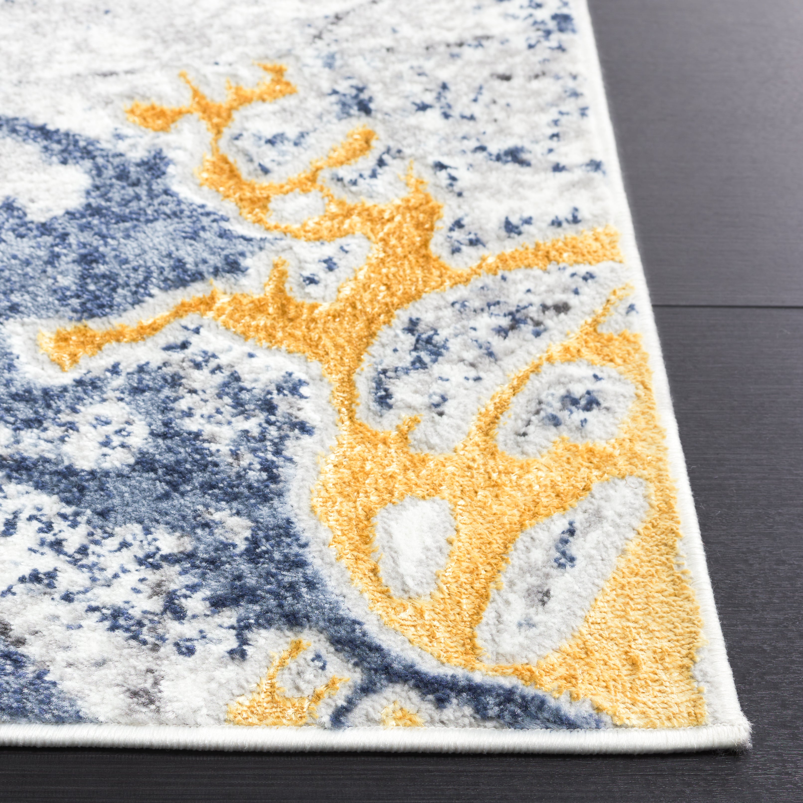 AMELIA 711 – IVORY / BLUE GOLD