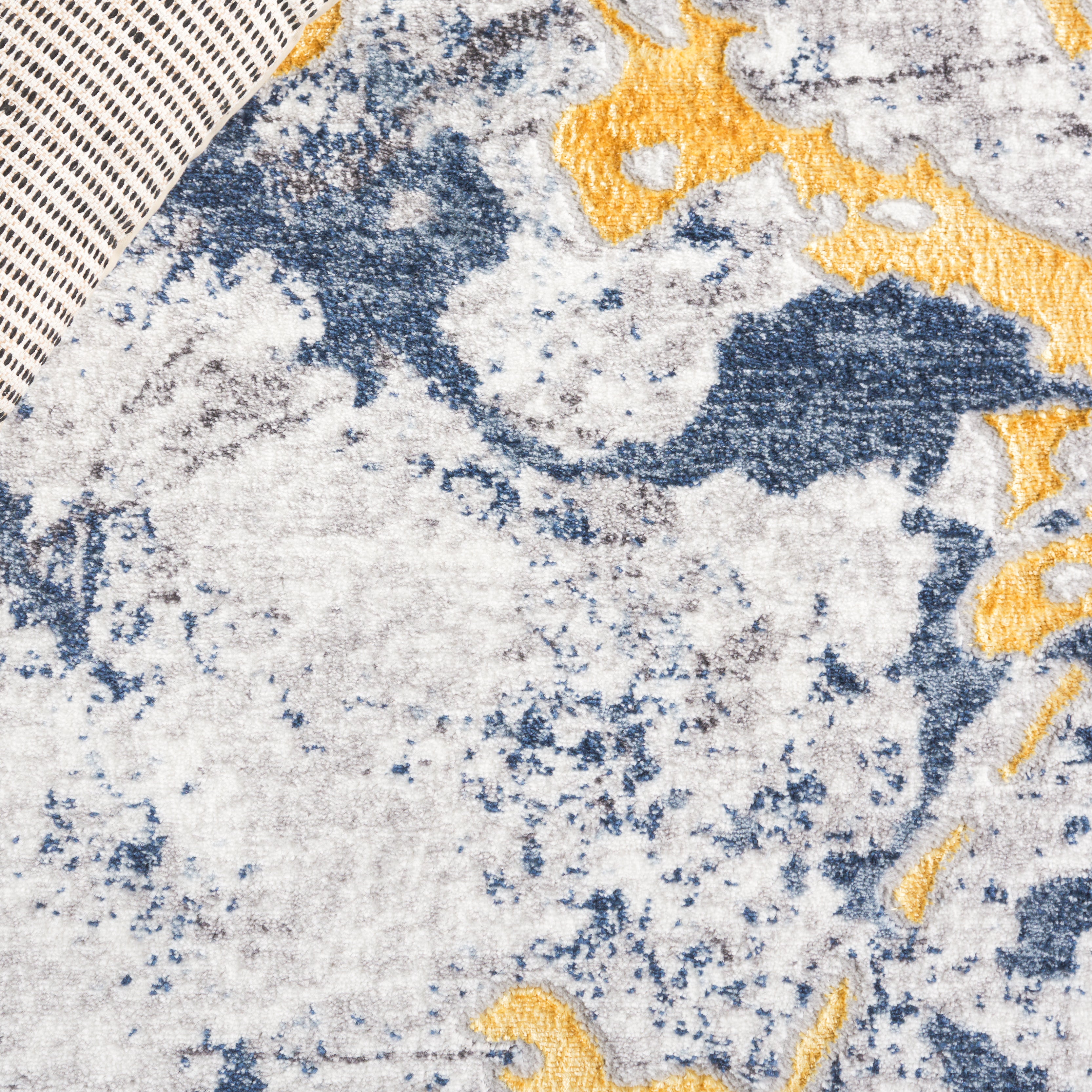 AMELIA 711 – IVORY / BLUE GOLD