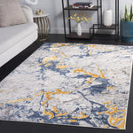 AMELIA 711 – IVORY / BLUE GOLD