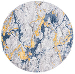 AMELIA 711 – IVORY / BLUE GOLD