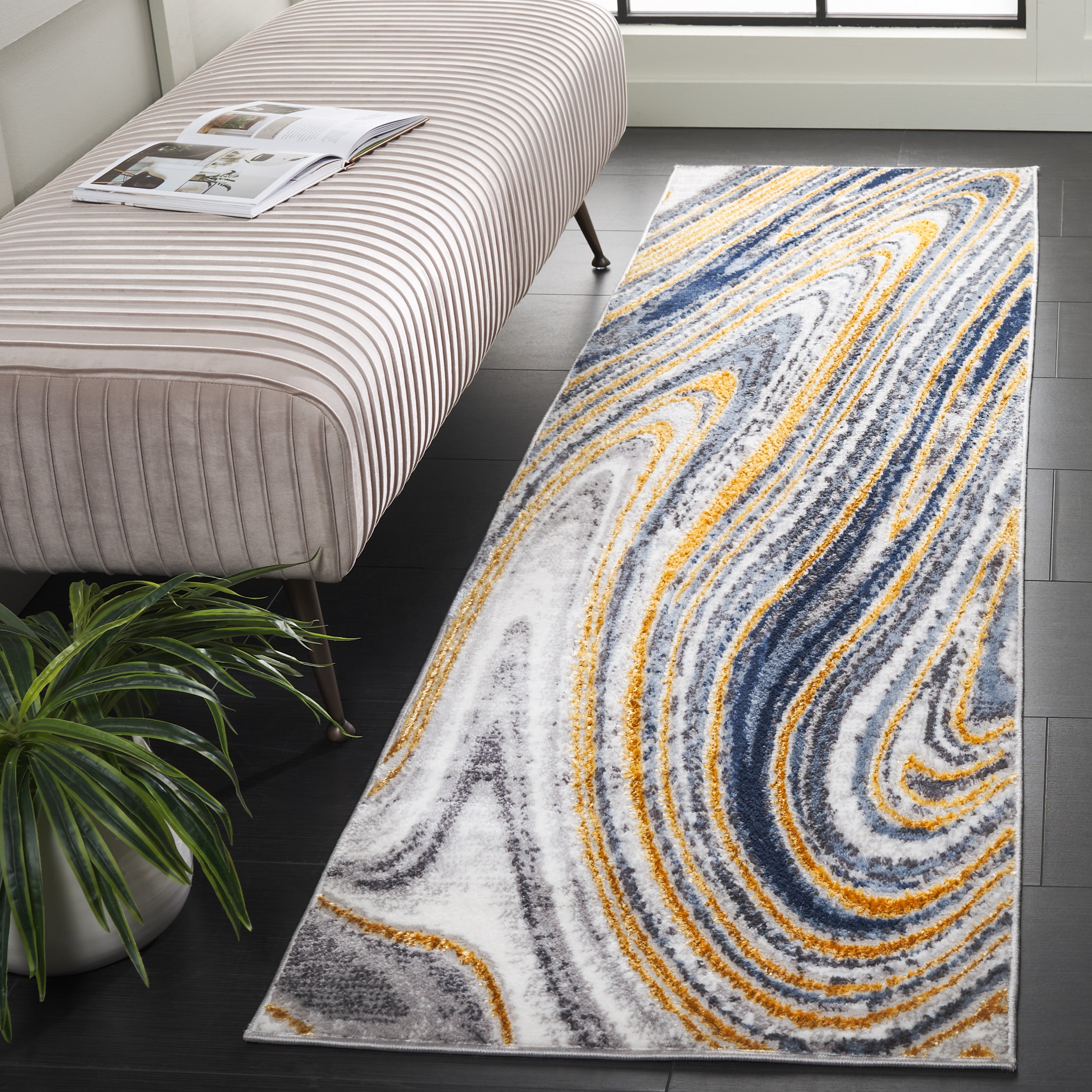 AMELIA 715 – BLUE / GOLD