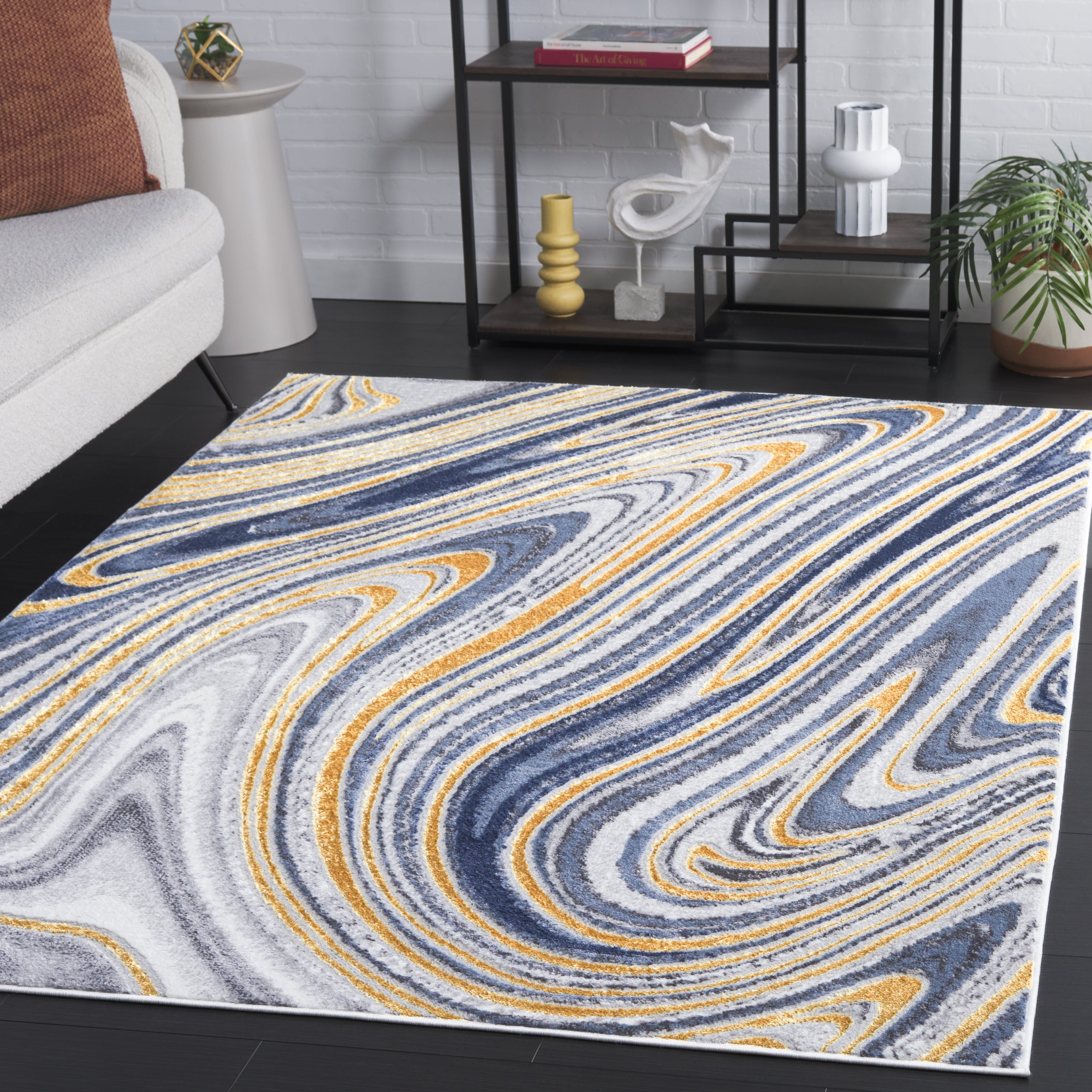 AMELIA 715 – BLUE / GOLD