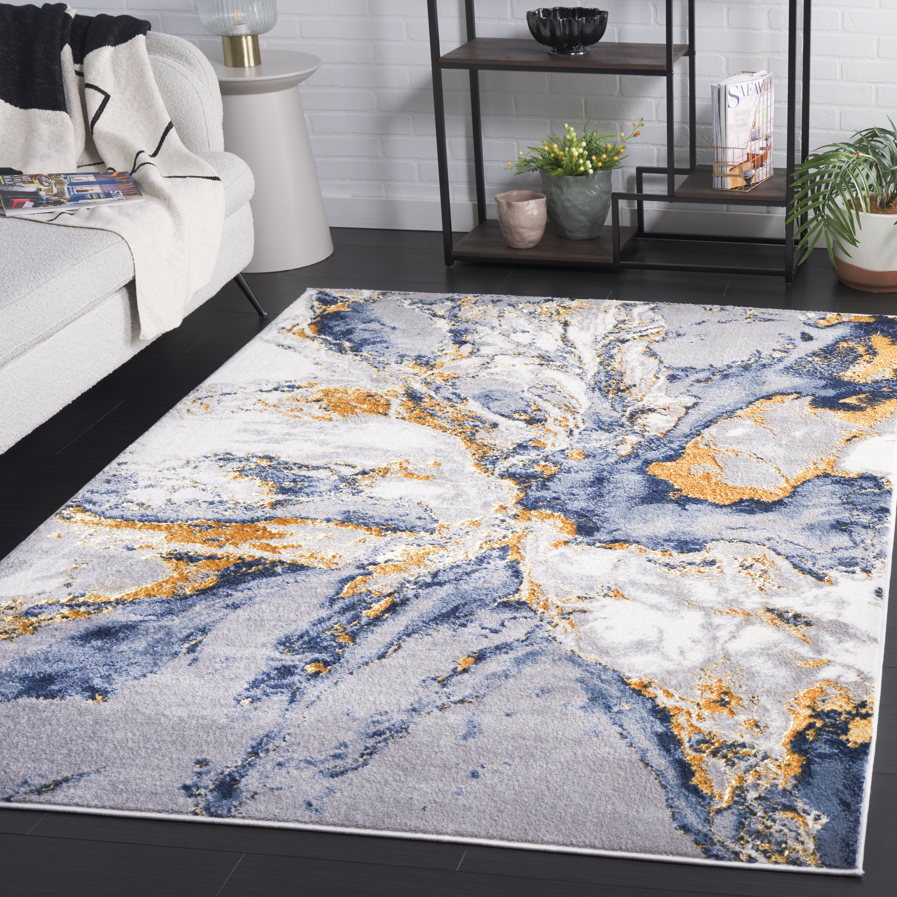 AMELIA 719 – BLUE / GOLD