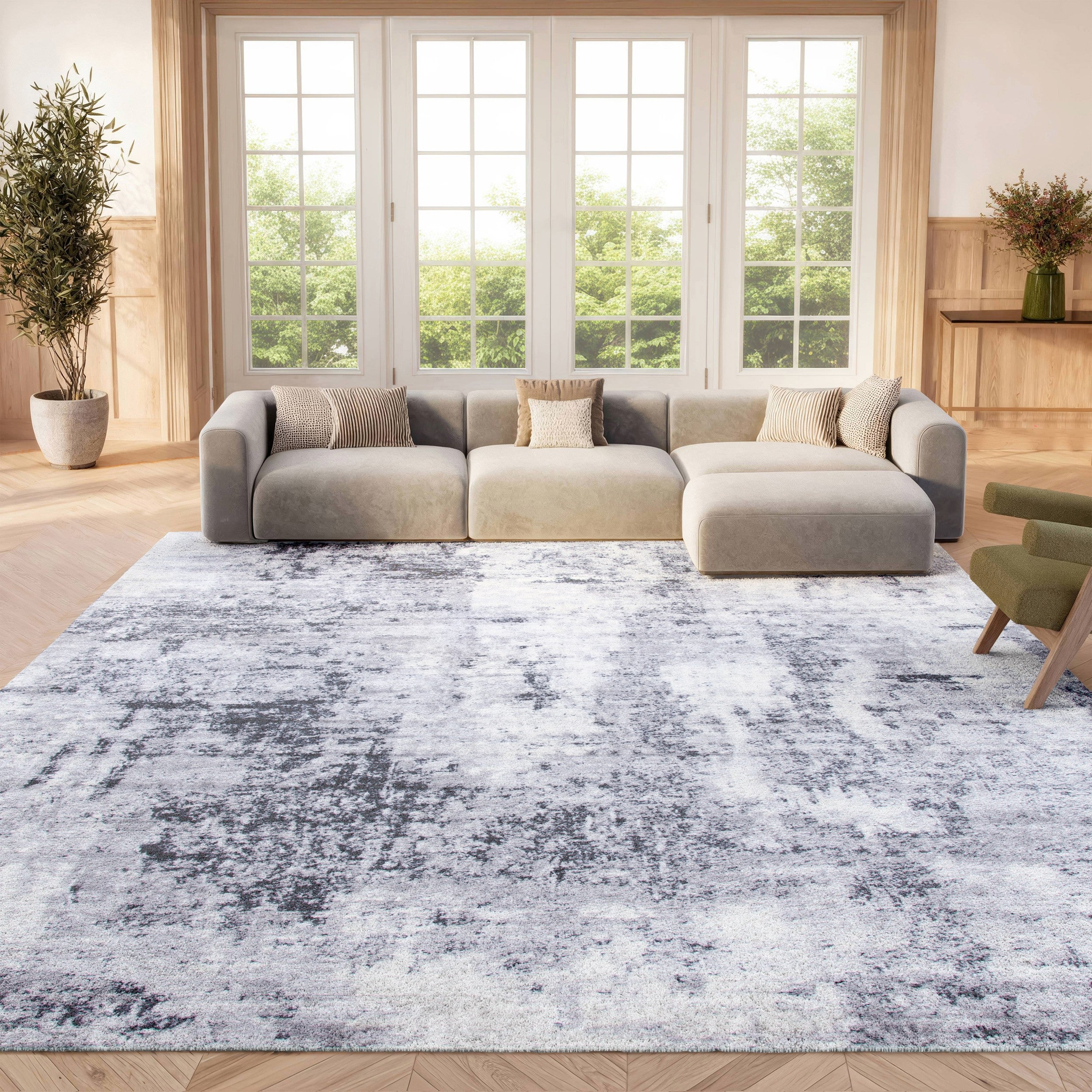 AMELIA 777 – GREY / IVORY