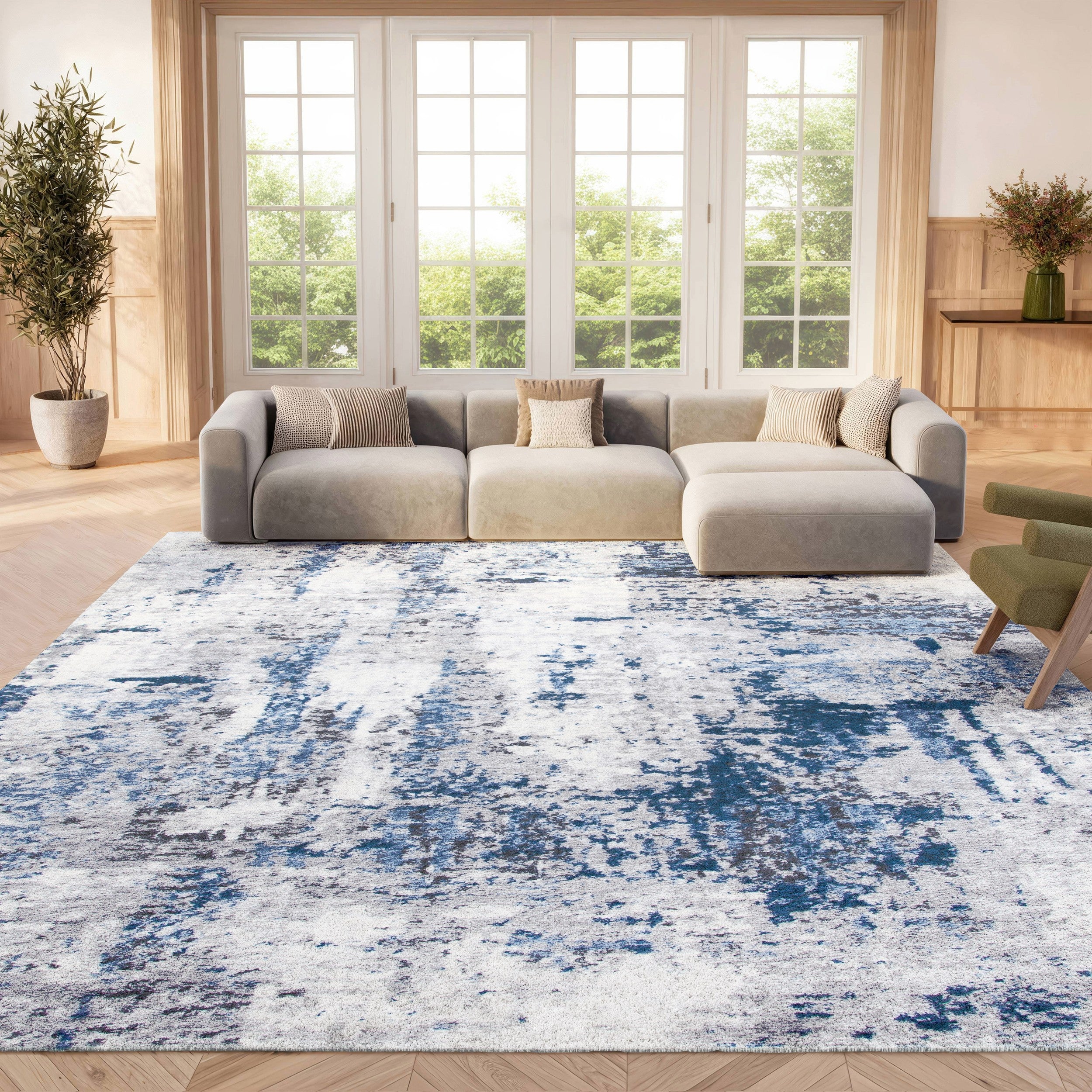 AMELIA 777 – GREY / LIGHT BLUE