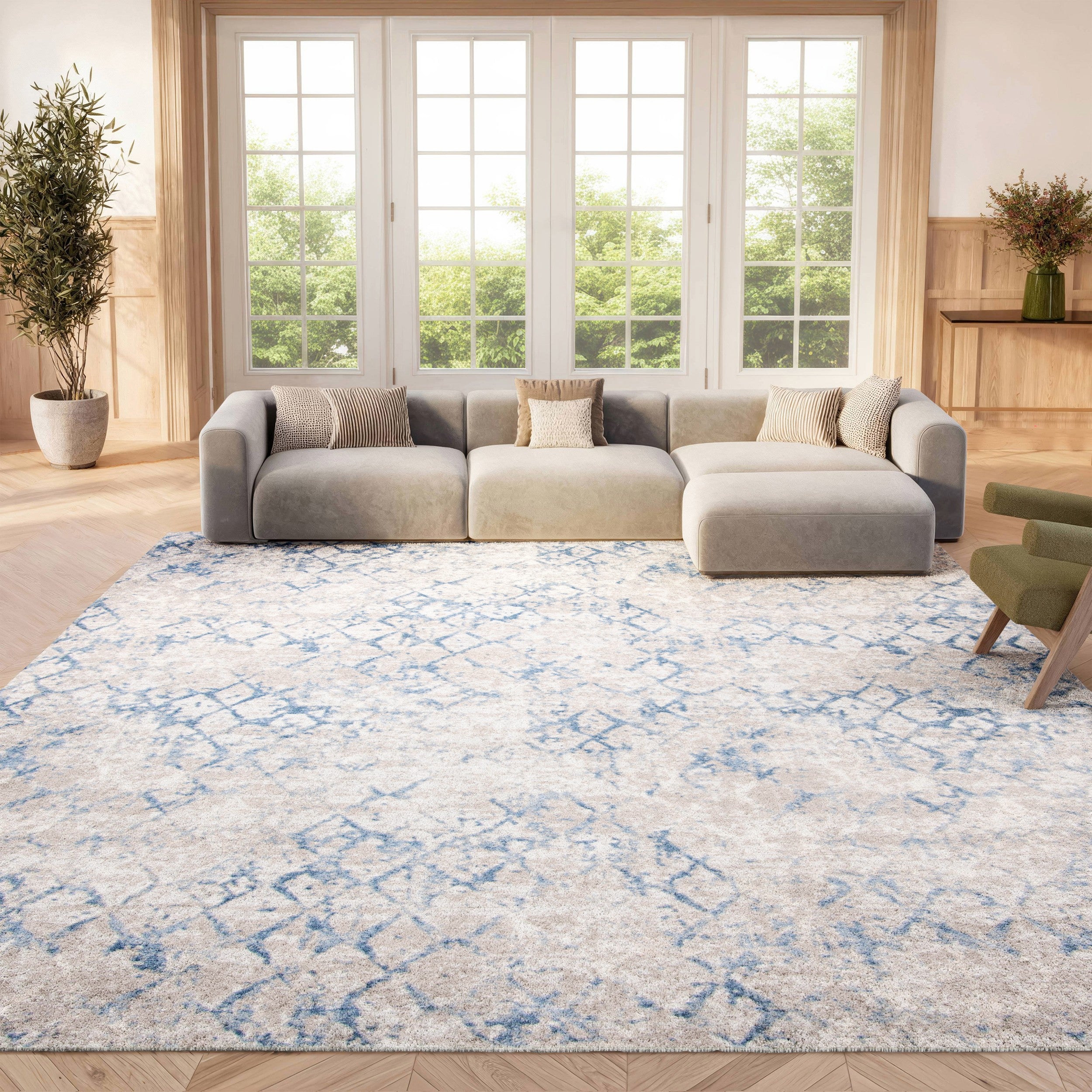 AMELIA 783 – LIGHT GREY / BLUE