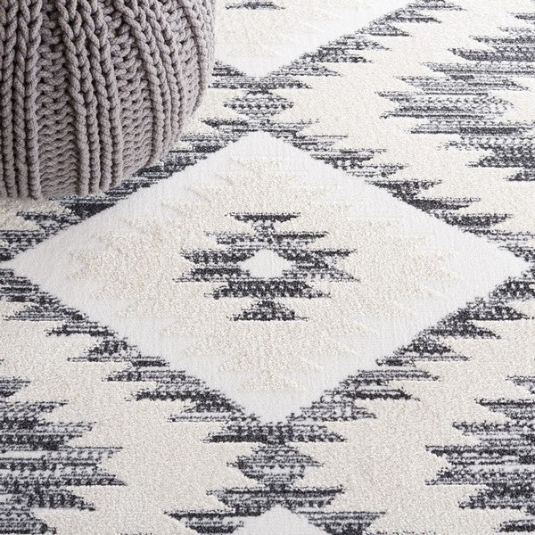 Safavieh Alamo 737 Rug, Alm737 - Ivory / Charcoal