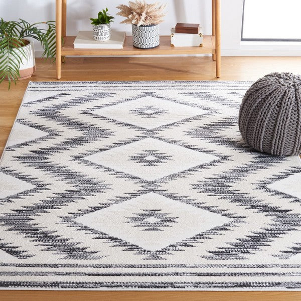 Safavieh Alamo 737 Rug, Alm737 - Ivory / Charcoal