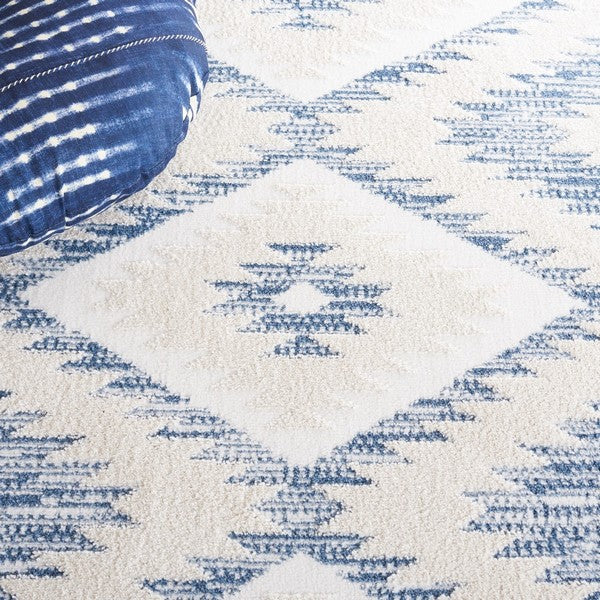 Safavieh Alamo 737 Rug, Alm737 - Ivory / Blue