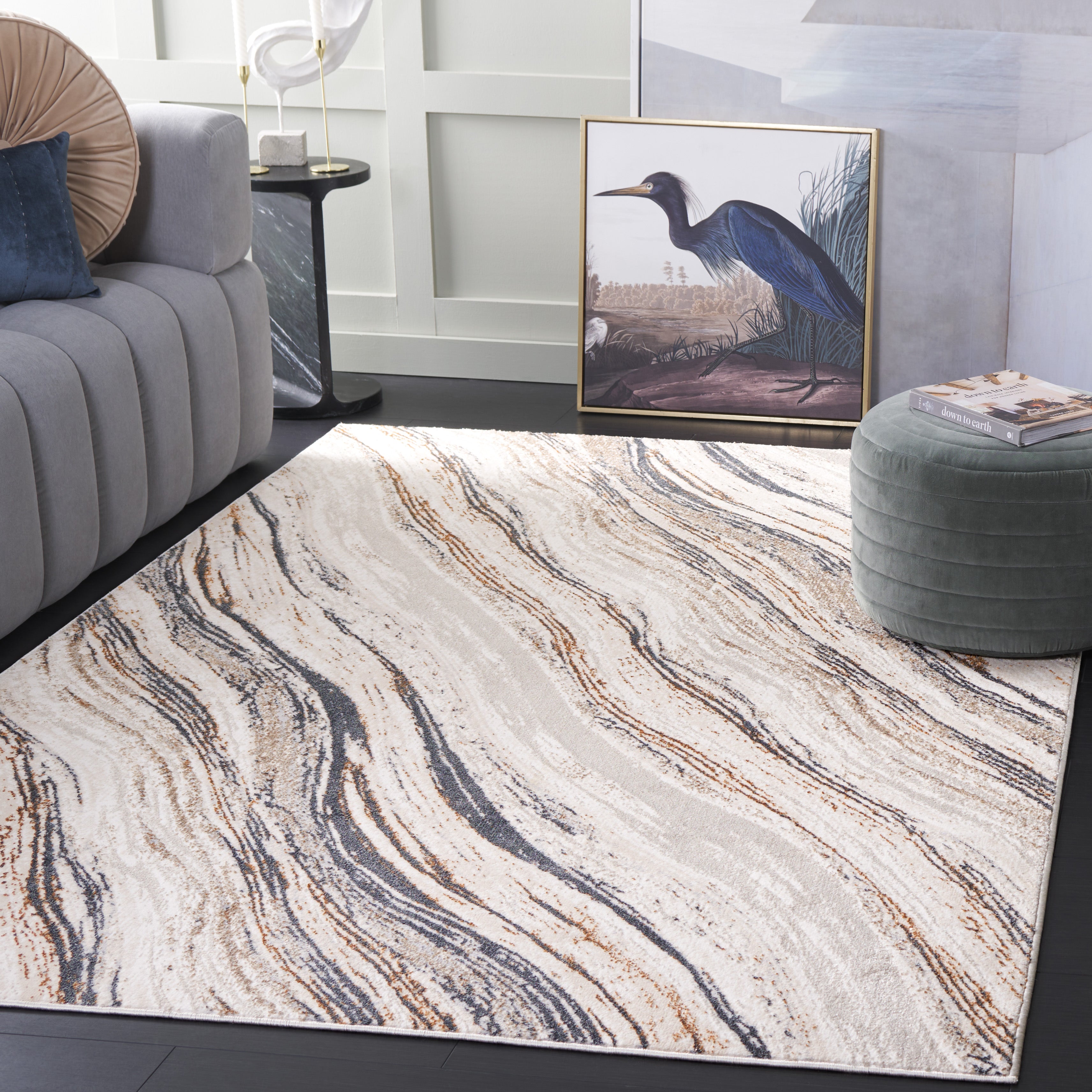 ALENIA 116 – BEIGE / BLUE GOLD