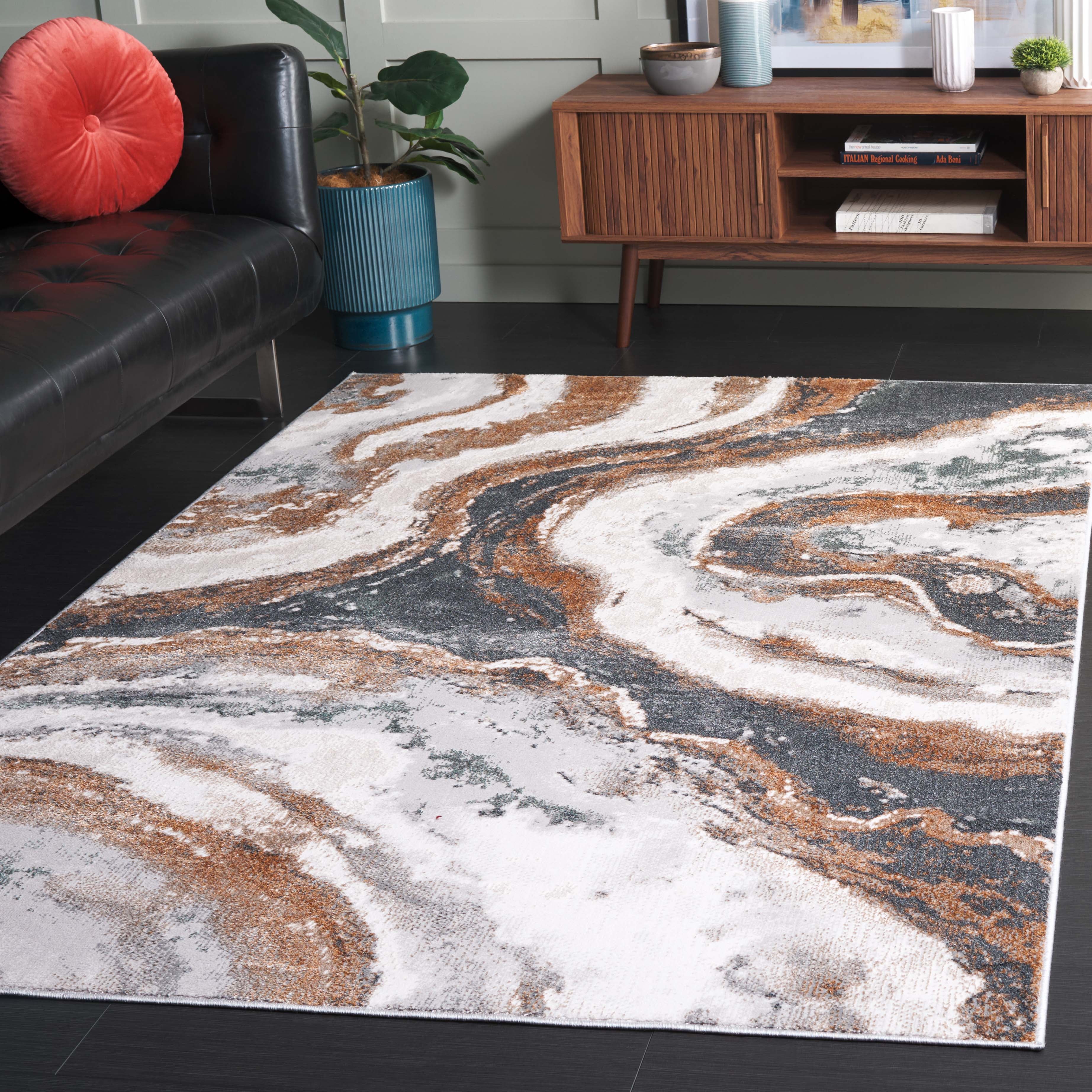ALENIA 124 – GREY / IVORY GOLD
