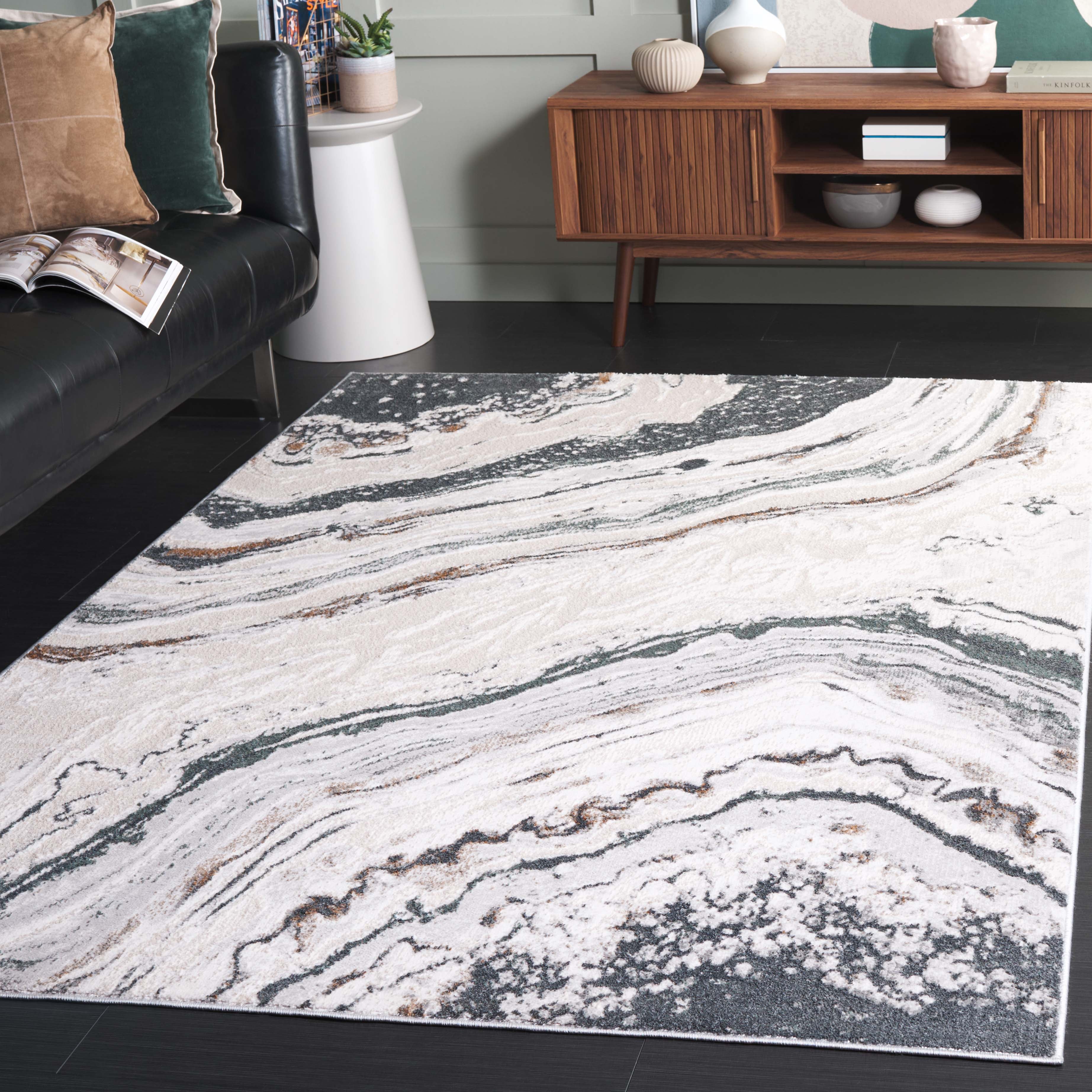 ALENIA 136 – IVORY / GREY BLUE
