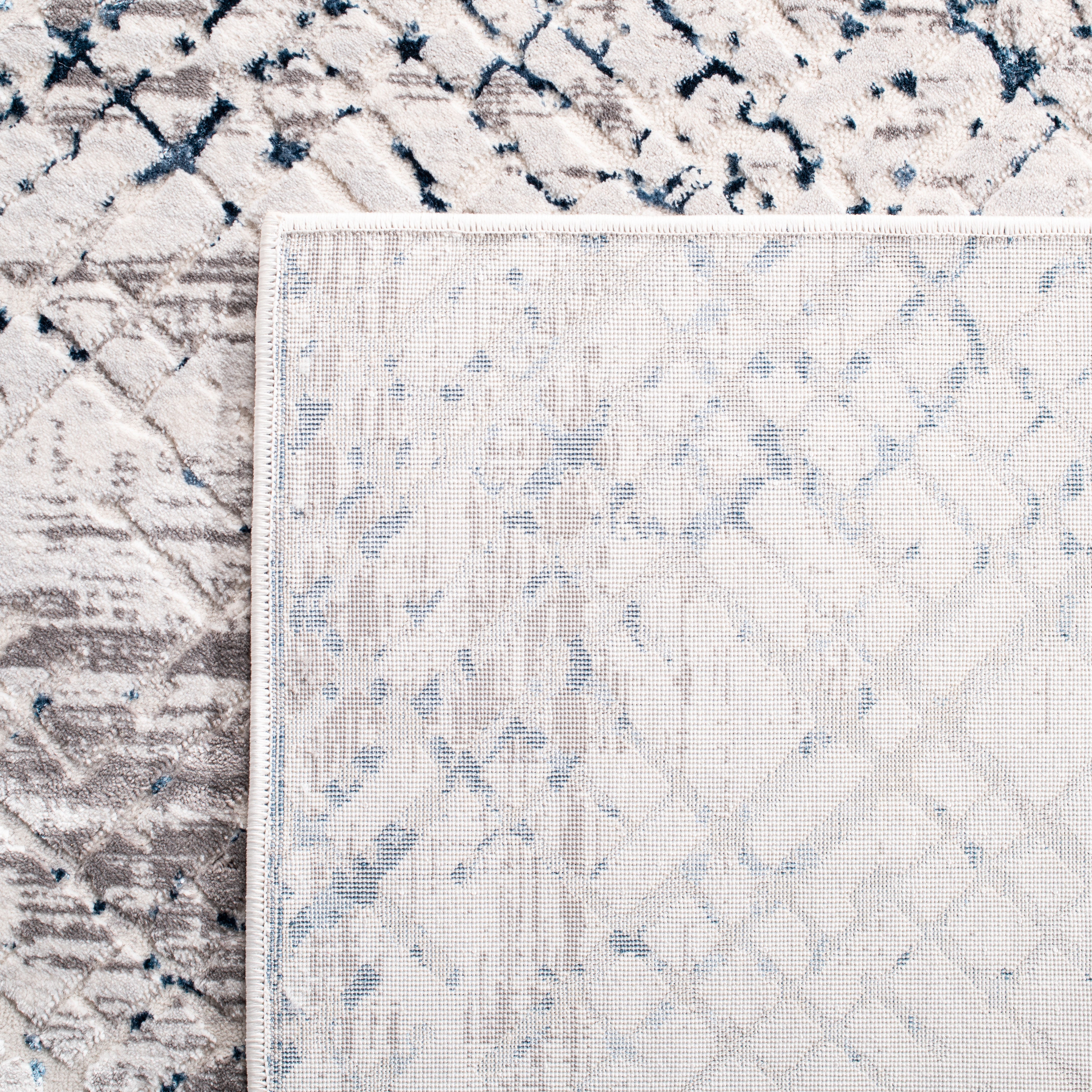 Safavieh Amalfi 552 Rug, Amf552 - Cream / Navy